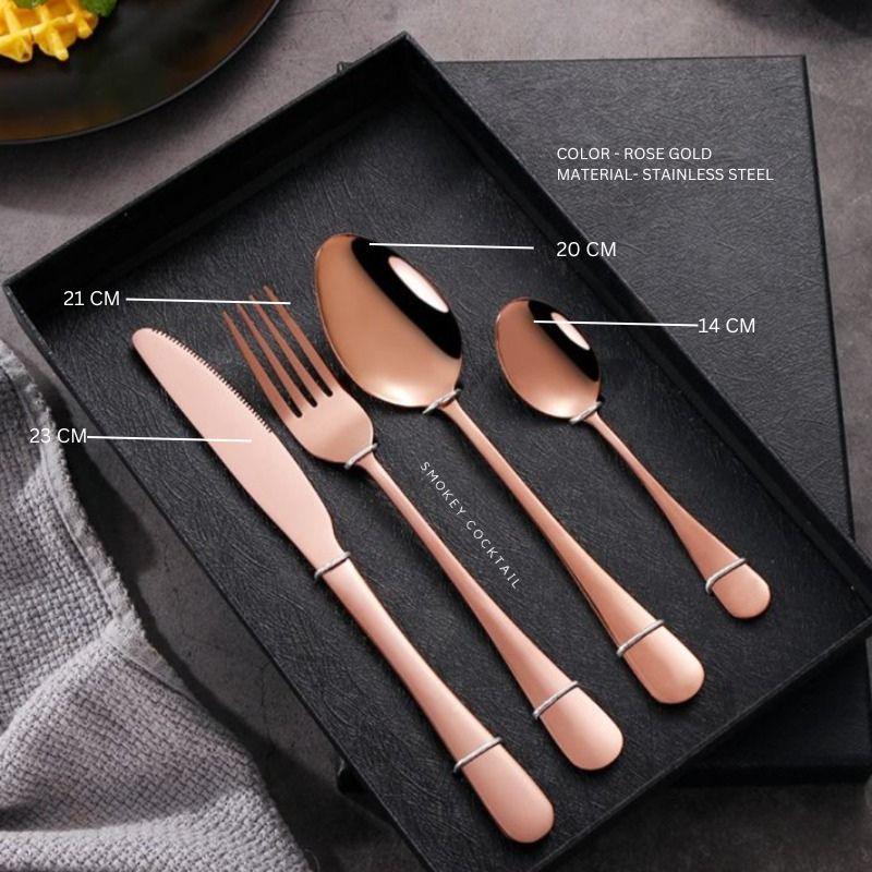 SPANISH CUTLERY SET OF 4 Smokey Cocktail