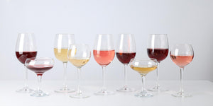 Different Types of wine glasses