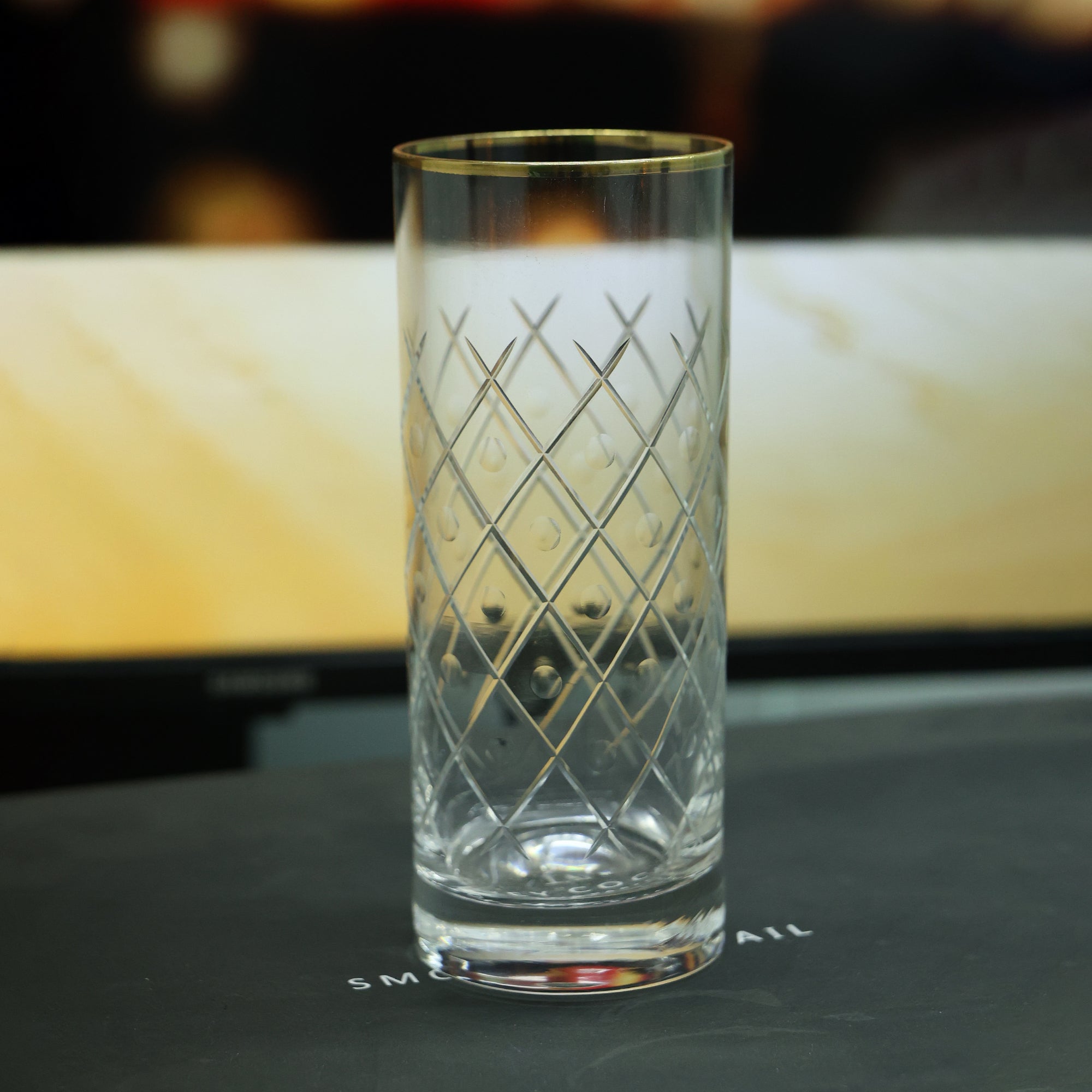 Handcrafted Luxe Crystal Tall Glass - Set Of 2