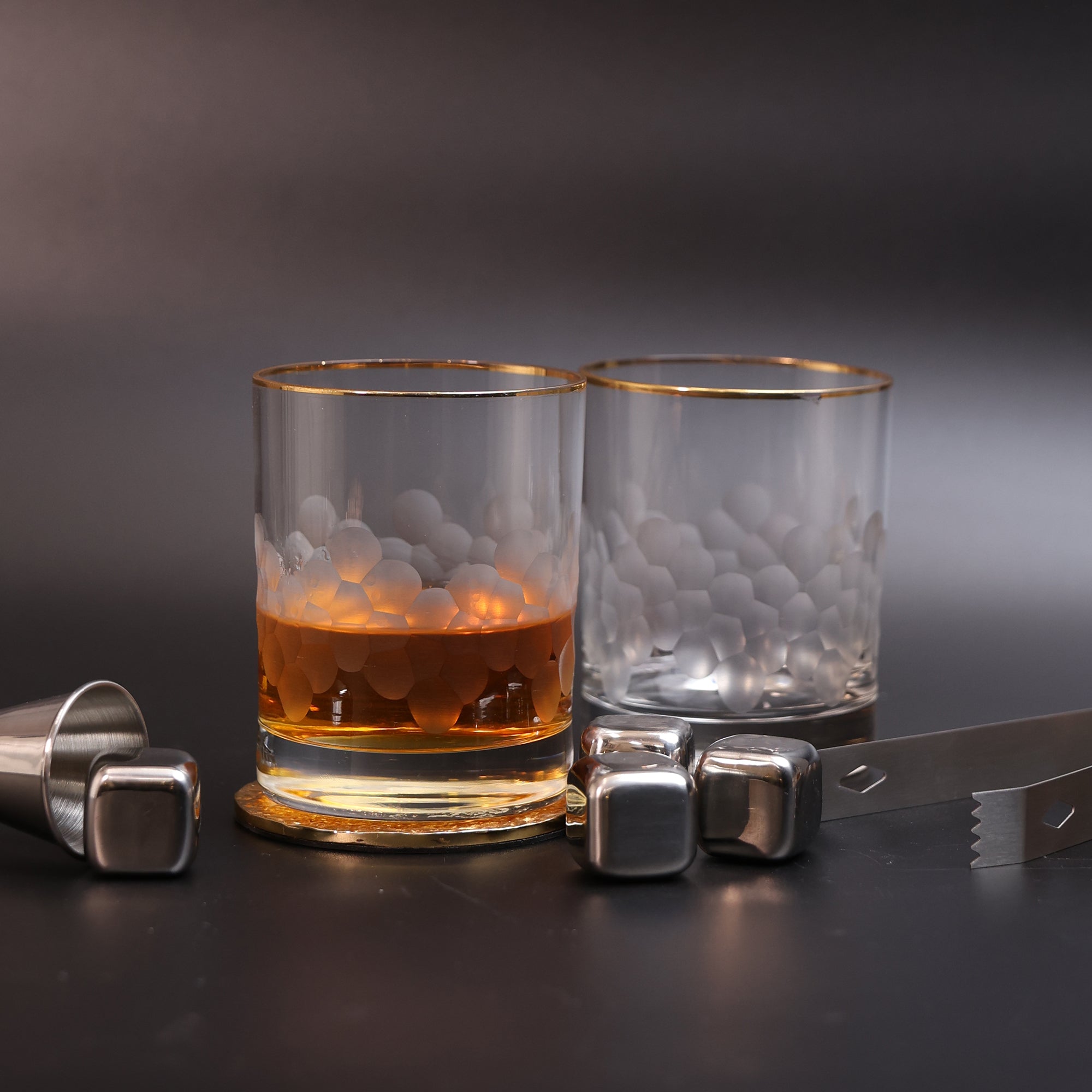 Handmade Crystal Whiskey Glass - Set Of 2