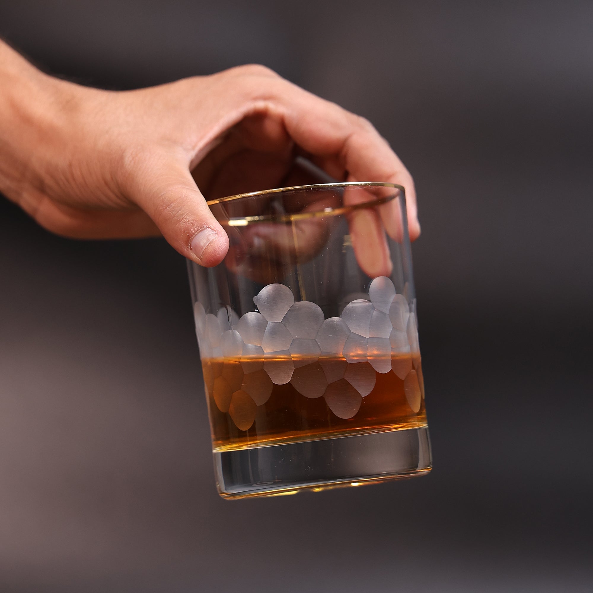 Handmade Crystal Whiskey Glass - Set Of 2