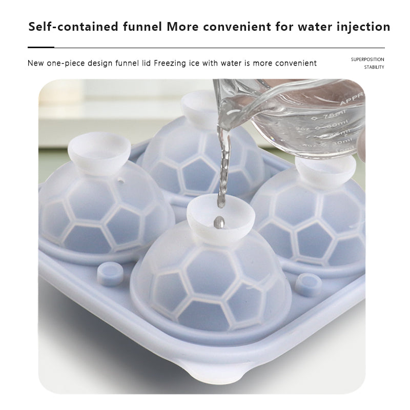 FOOTBALL BIG ICE TRAY - Set Of 2