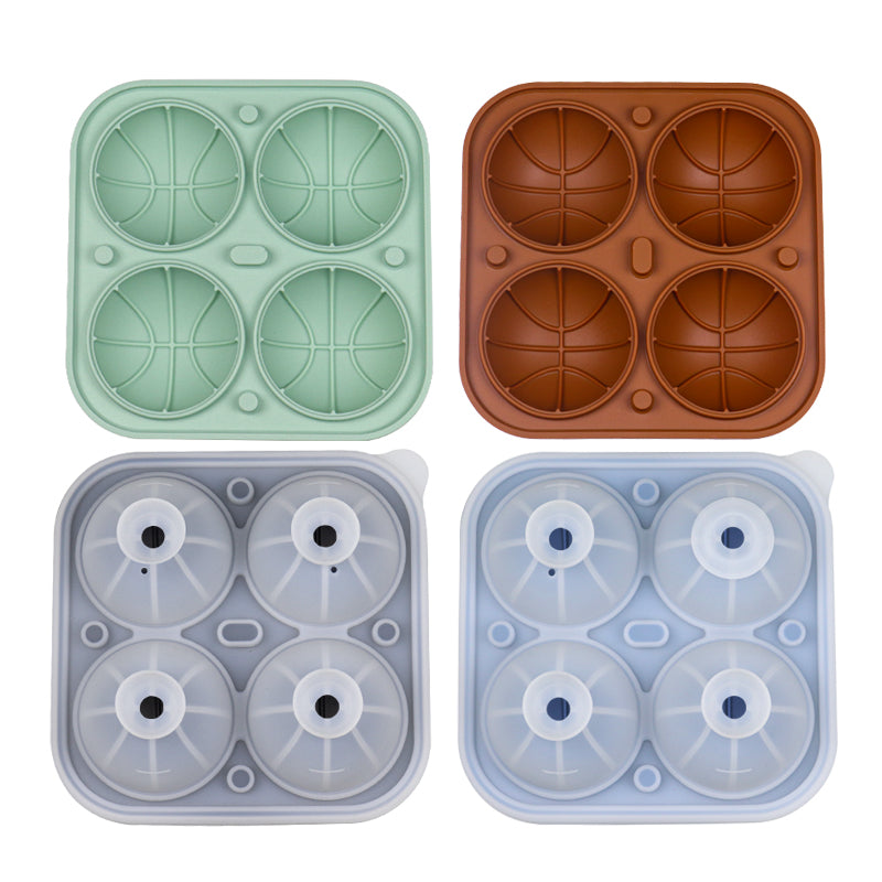 BASKETBALL BIG ICE TRAY -  SET OF 2