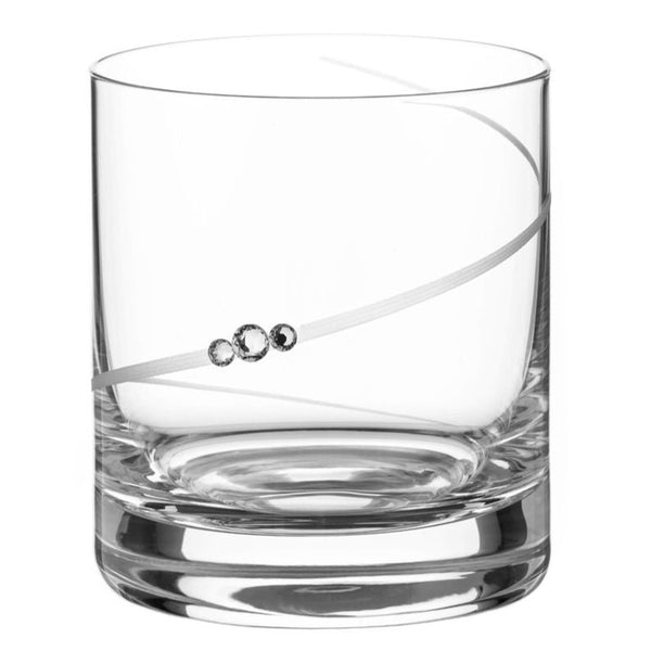 Diamante Whisky Tumblers Adorned with Swarovski® Crystals – Set of 6 - Made In United Kingdom