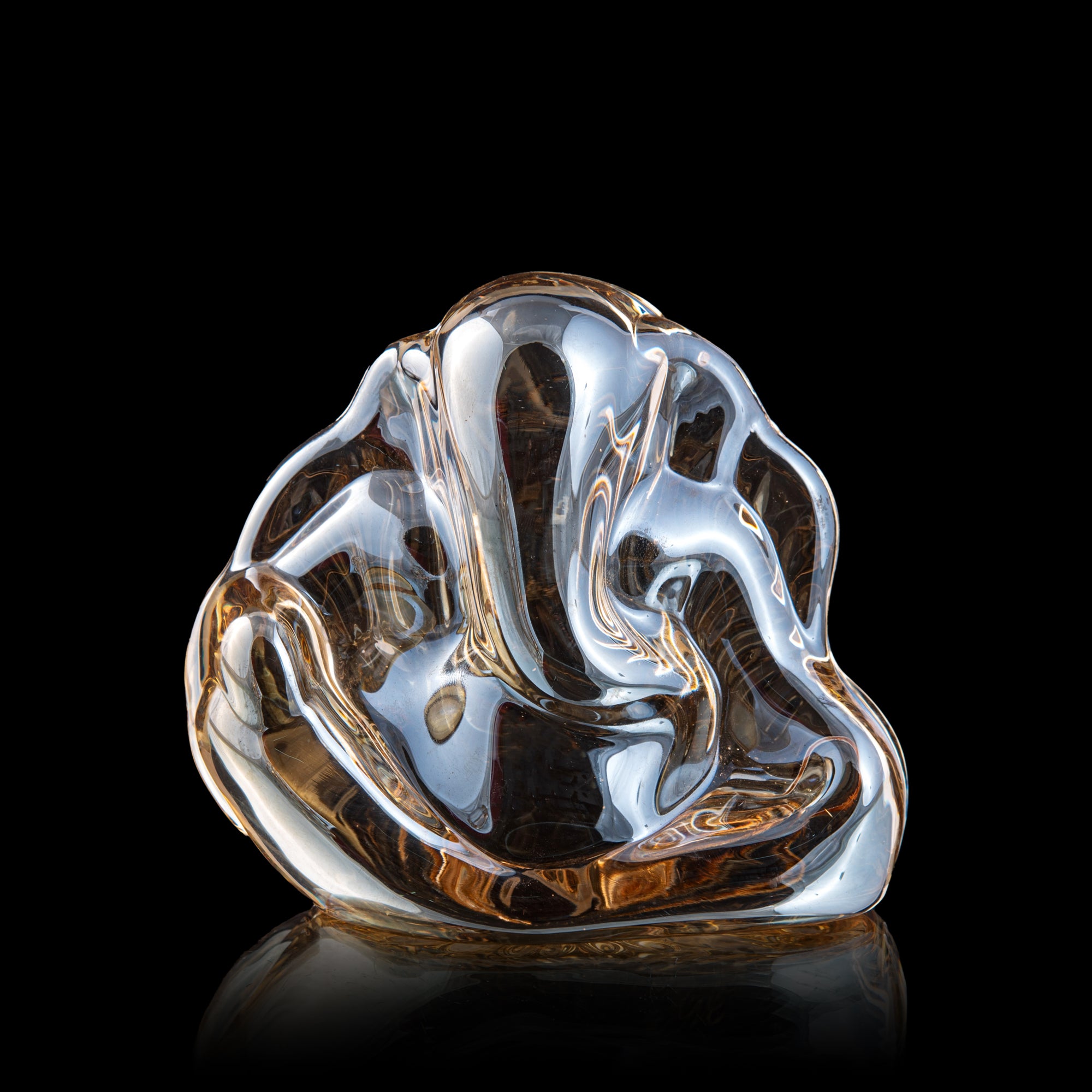 Divine Ganesha Glass Showpiece