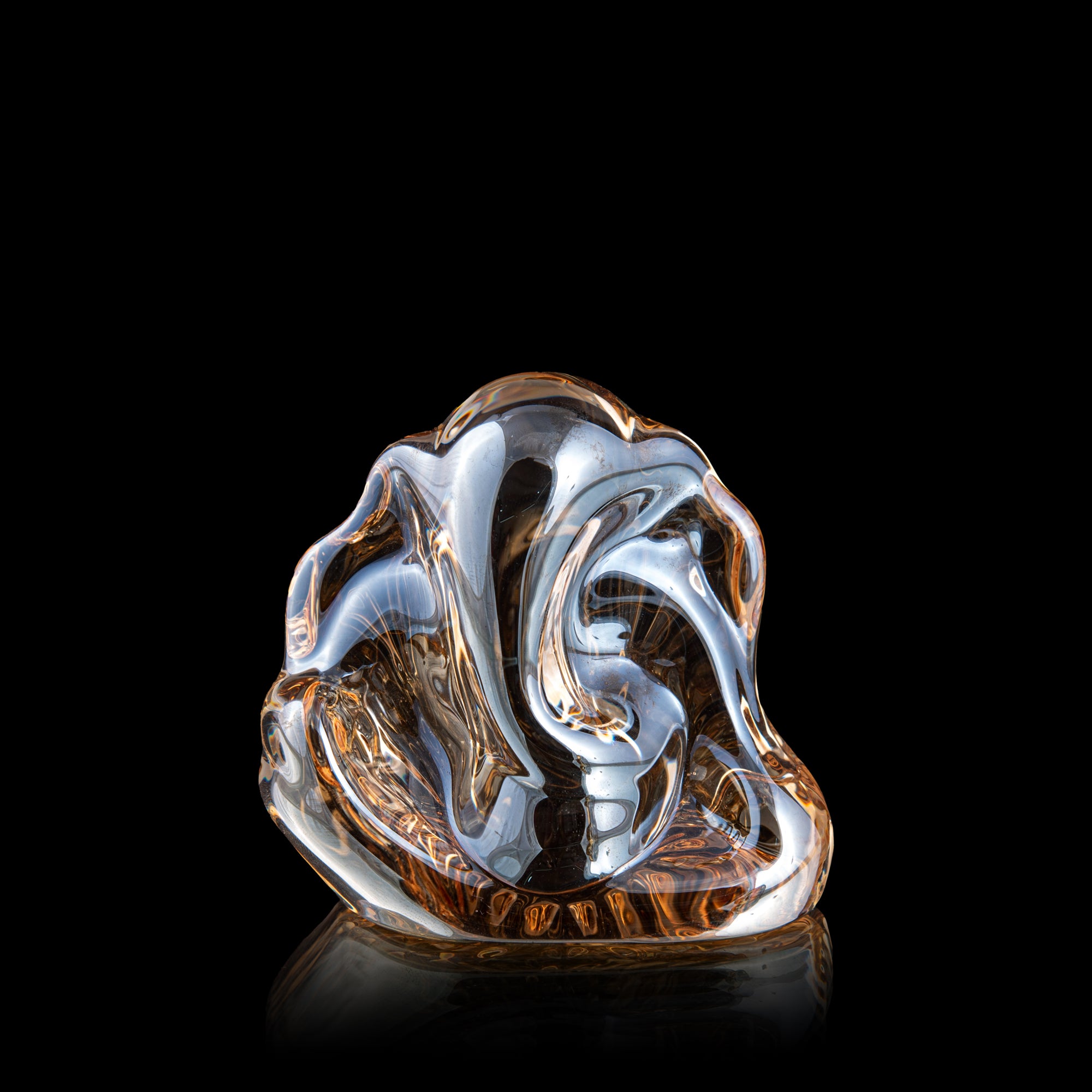 Divine Ganesha Glass Showpiece