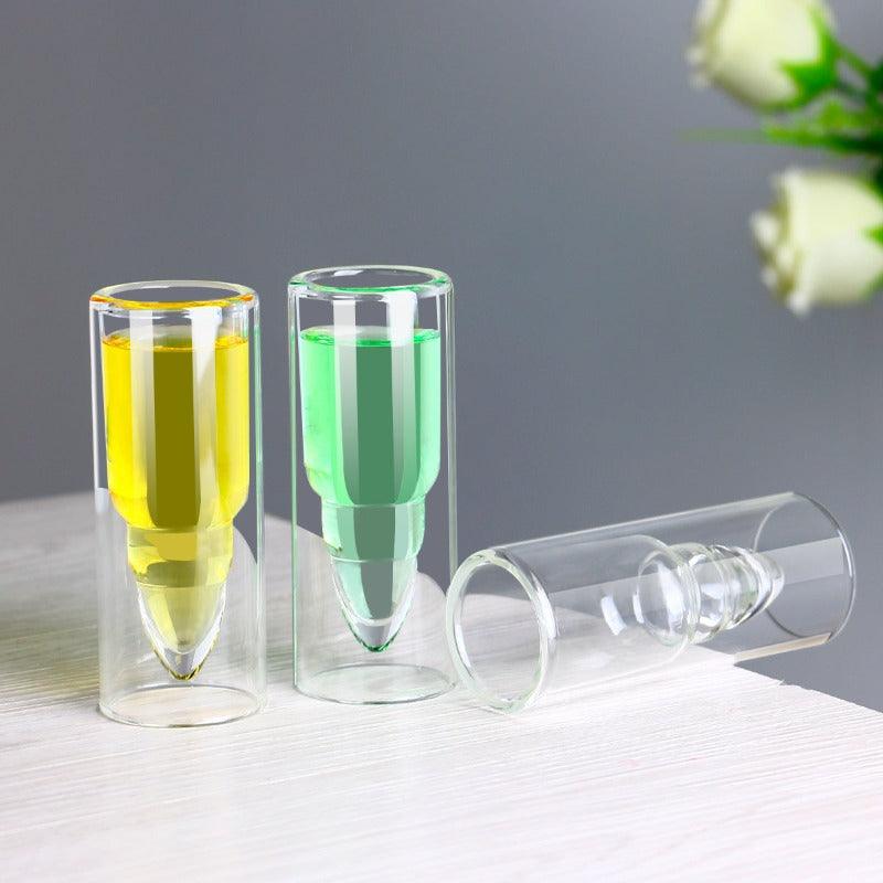BULLET SHAPED SHOT GLASS - SET OF 6 - Smokey Cocktail