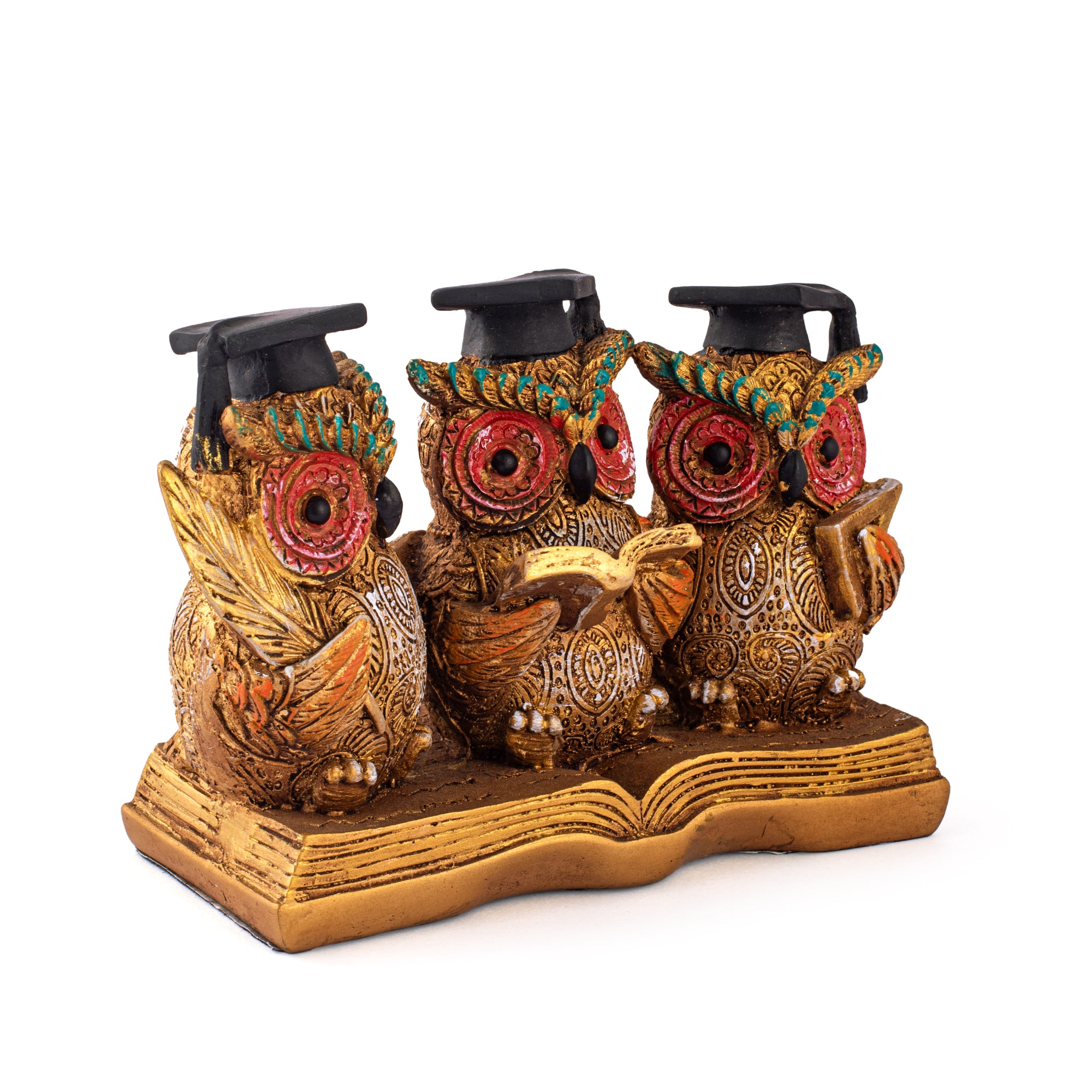 Scholar Owl with Knowledge Book