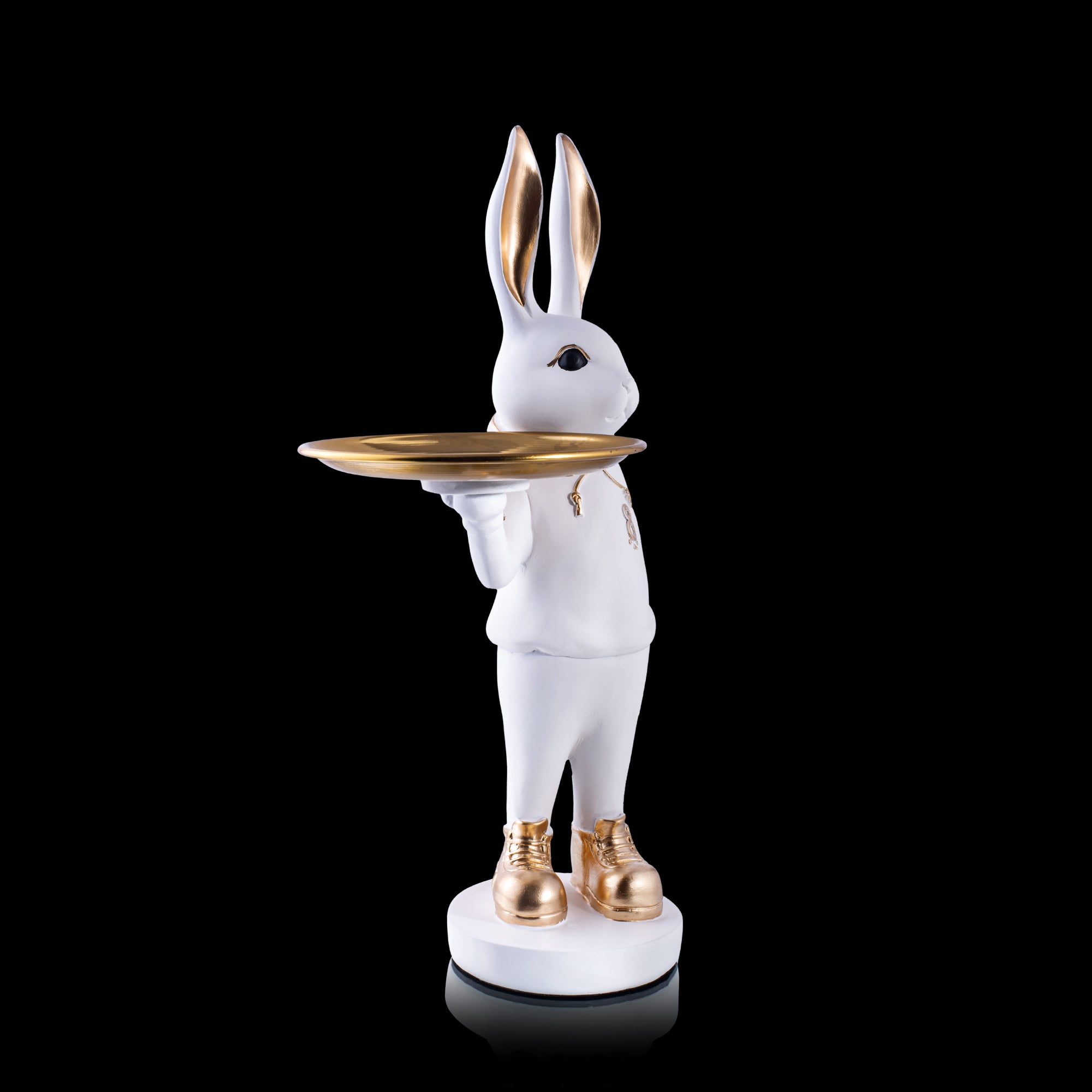 Cheerful Bunny Decor With Tray