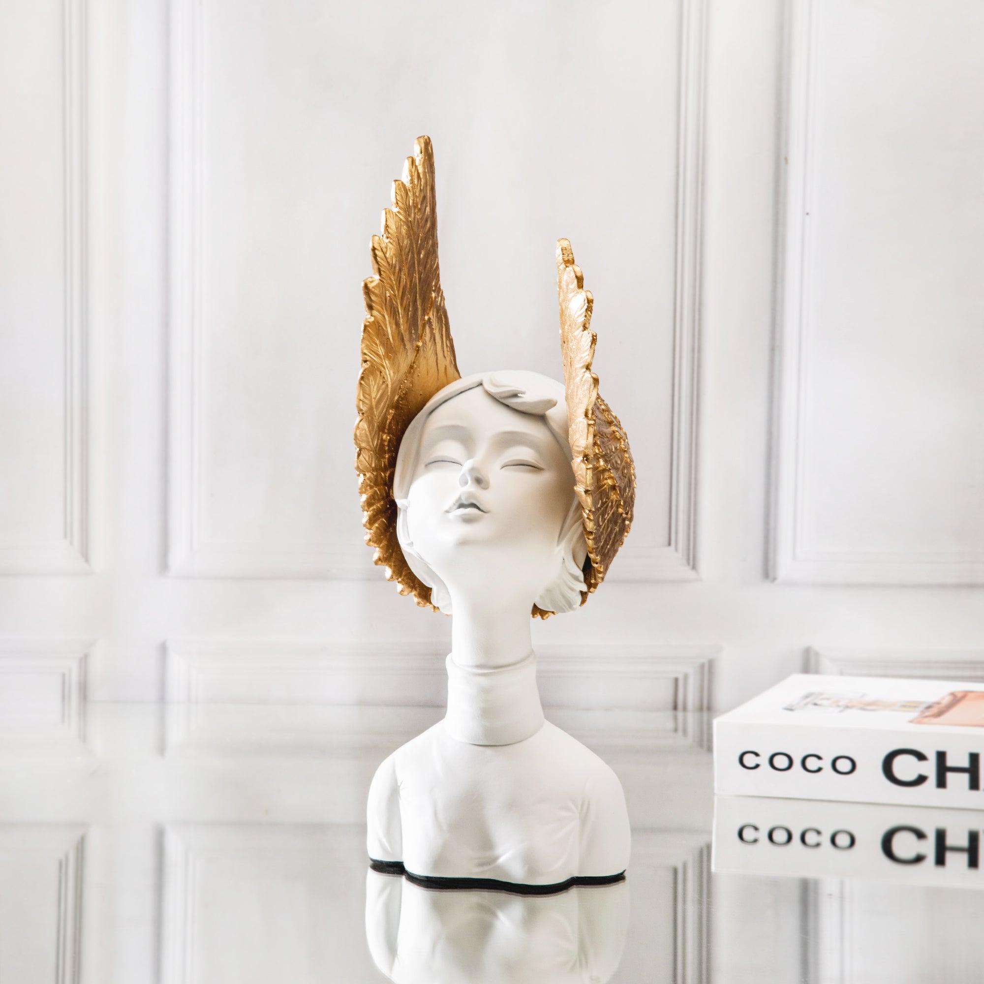 WINGED HAT HANDMADE SCULPTURE