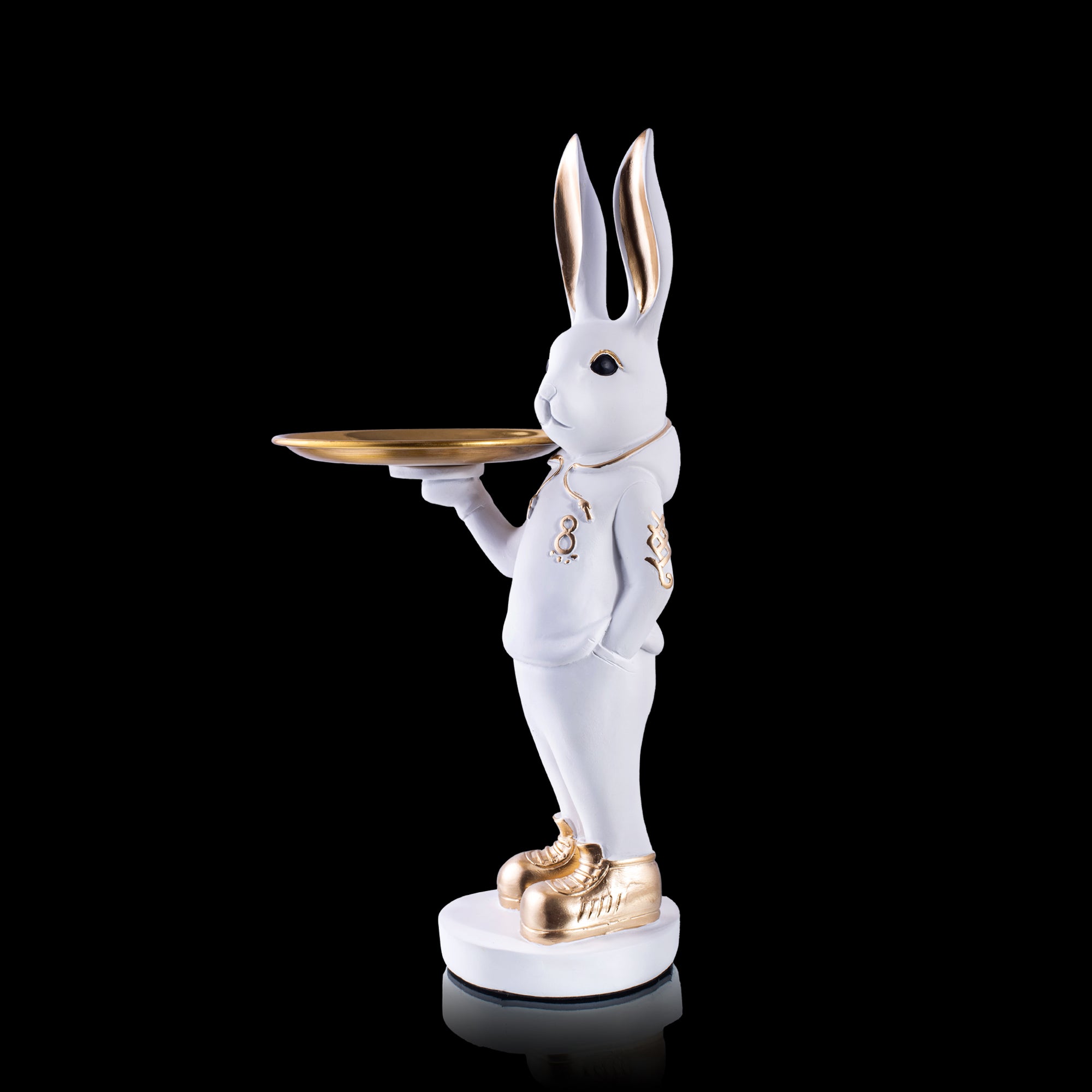Cheerful Bunny Decor With Tray