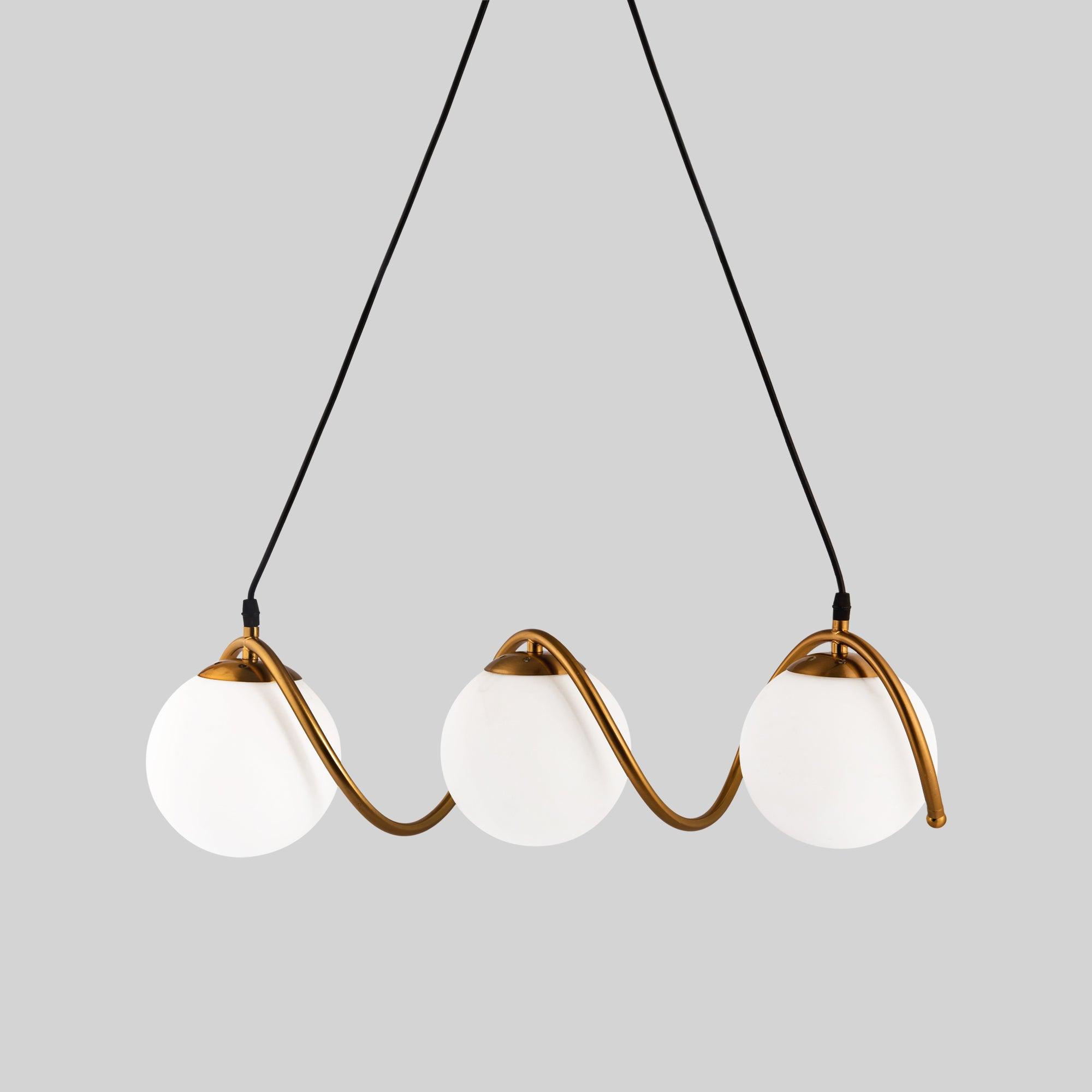 Willow Modern Glass Globe Pendant Light