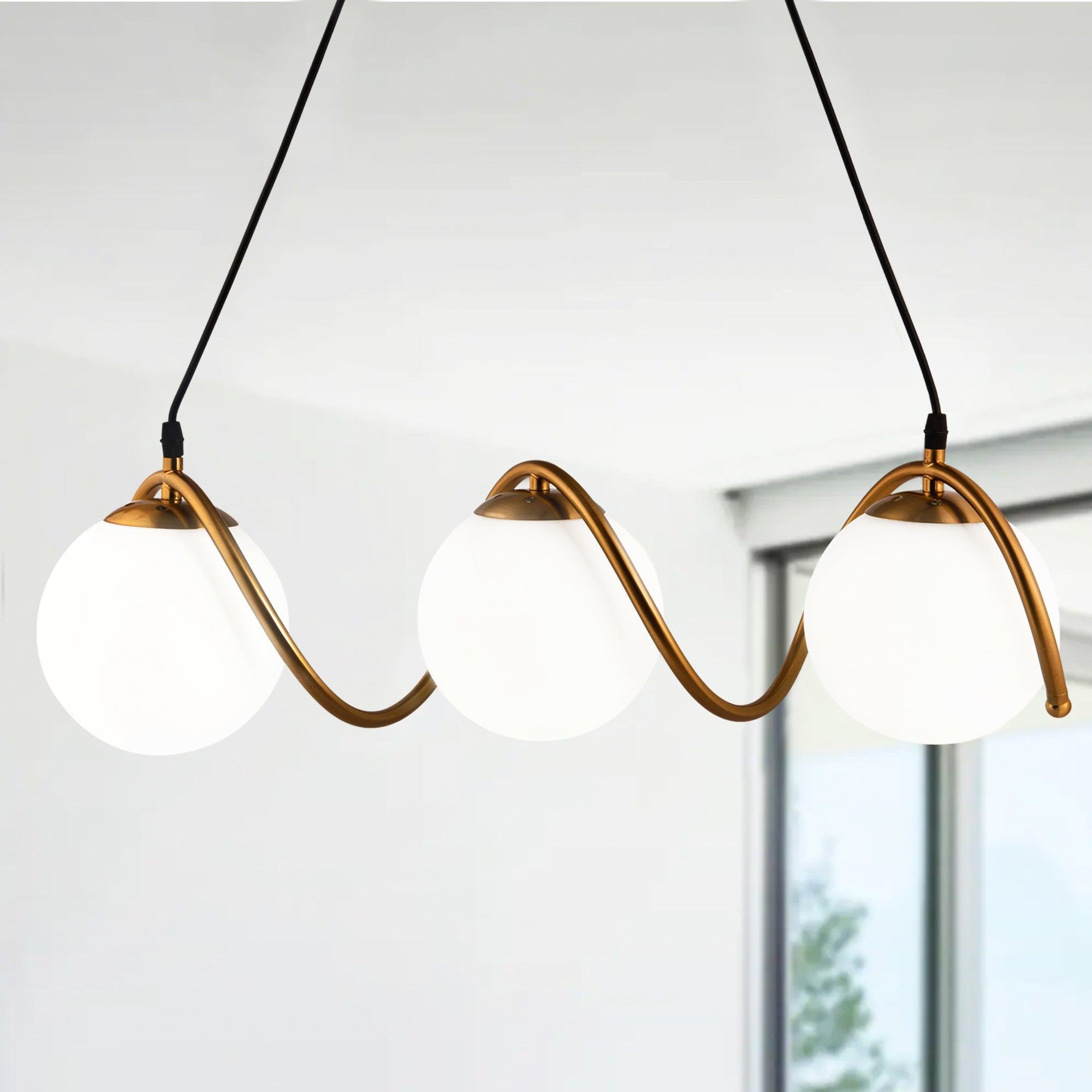 Willow Modern Glass Globe Pendant Light