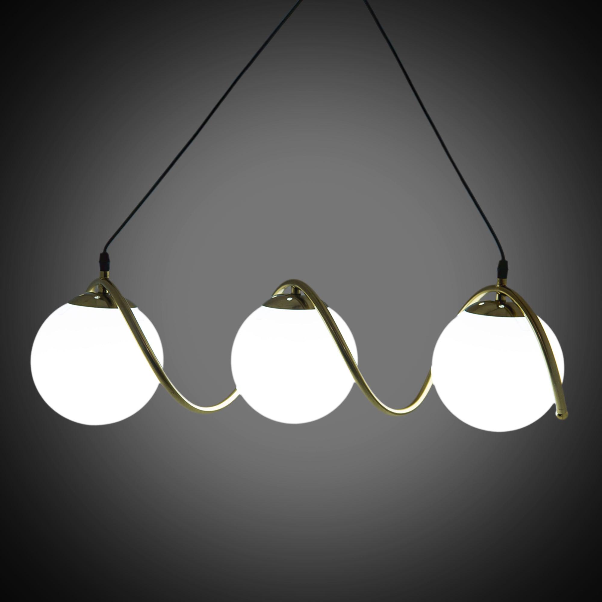 Willow Modern Glass Globe Pendant Light