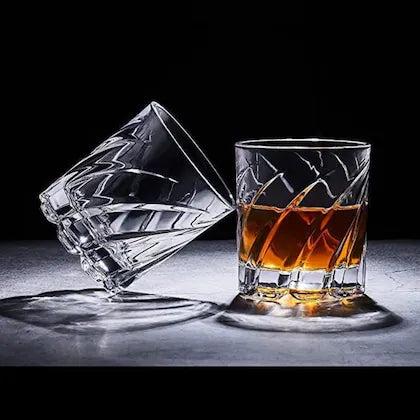Rotatable Tumbler/Whiskey Glass - Set Of 6