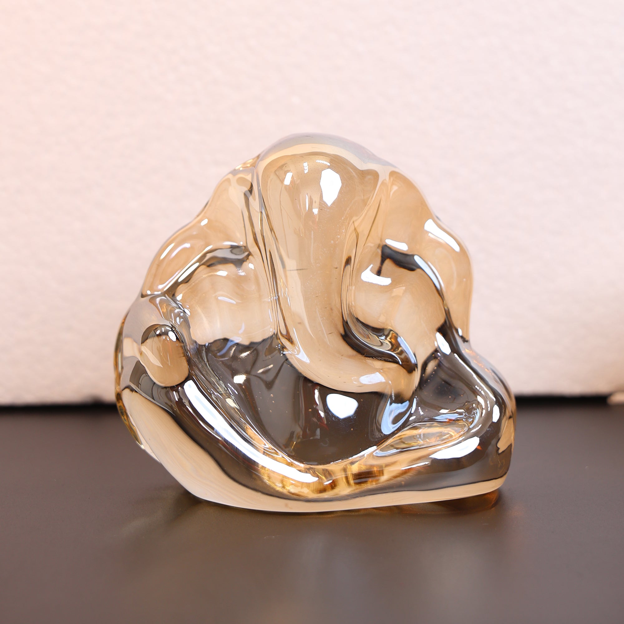 Divine Ganesha Glass Showpiece