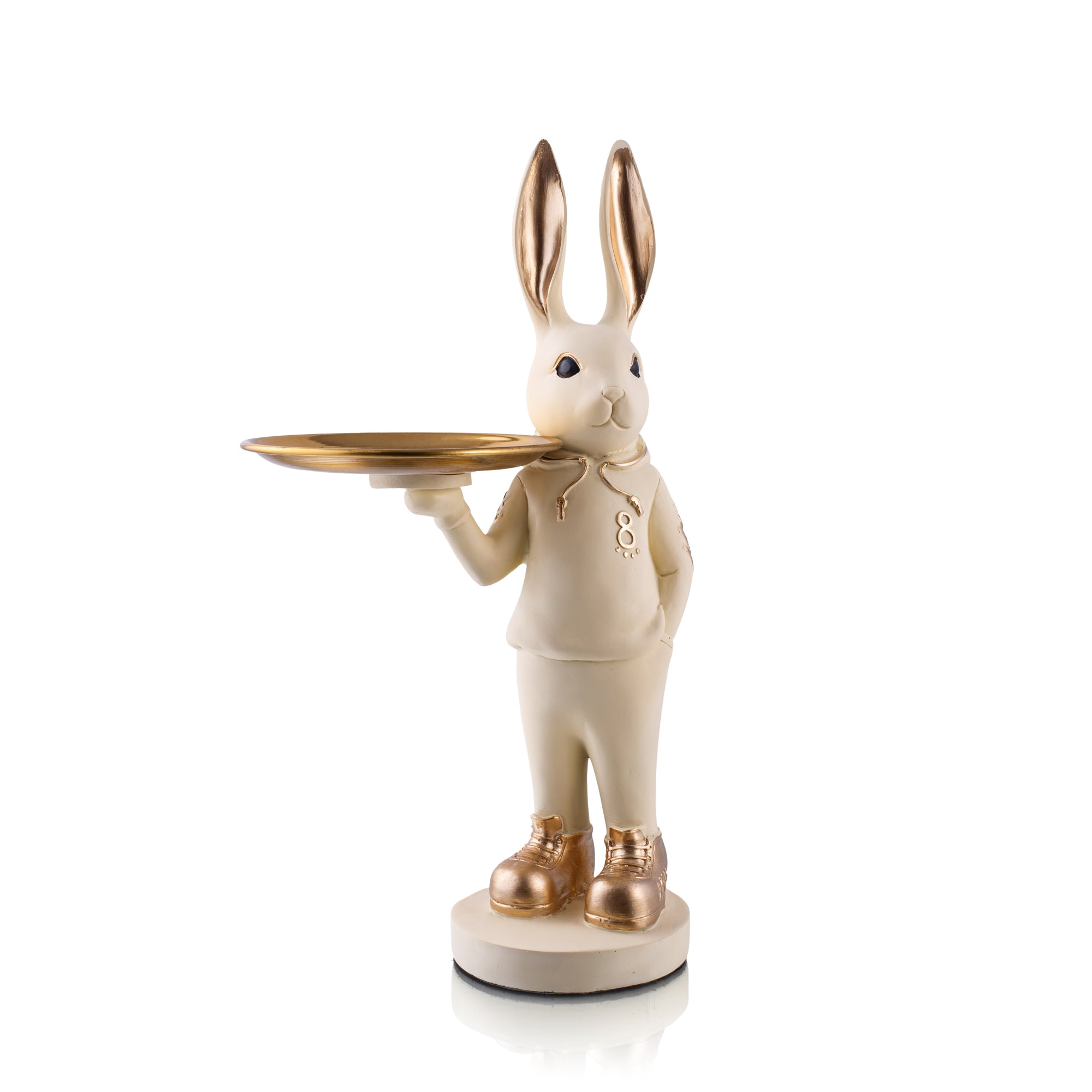 Cheerful Bunny Decor With Tray