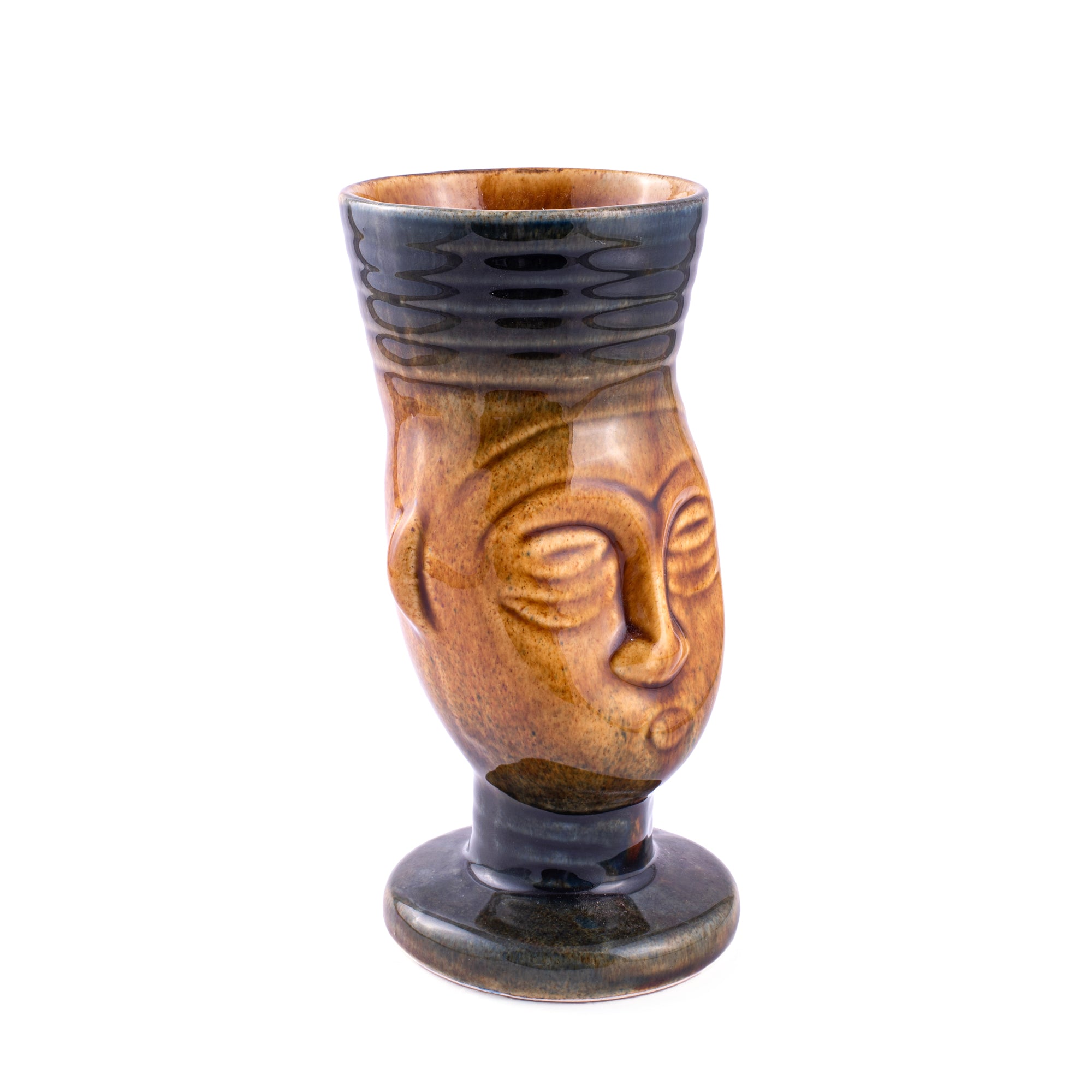 Tropical Wave Tiki Glass