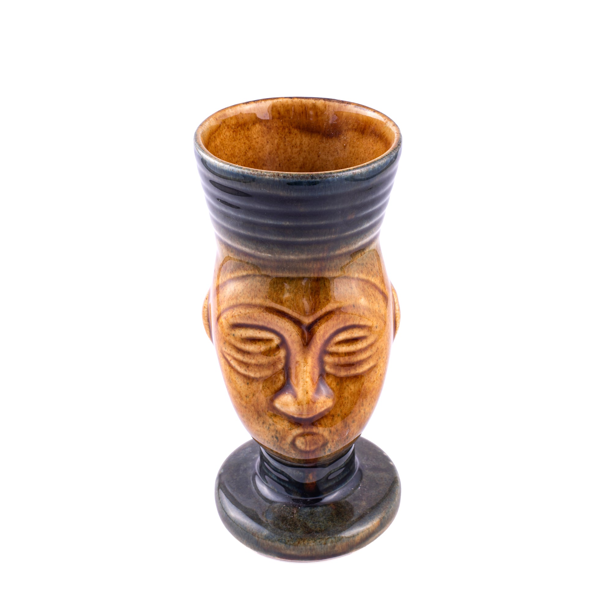 Tropical Wave Tiki Glass