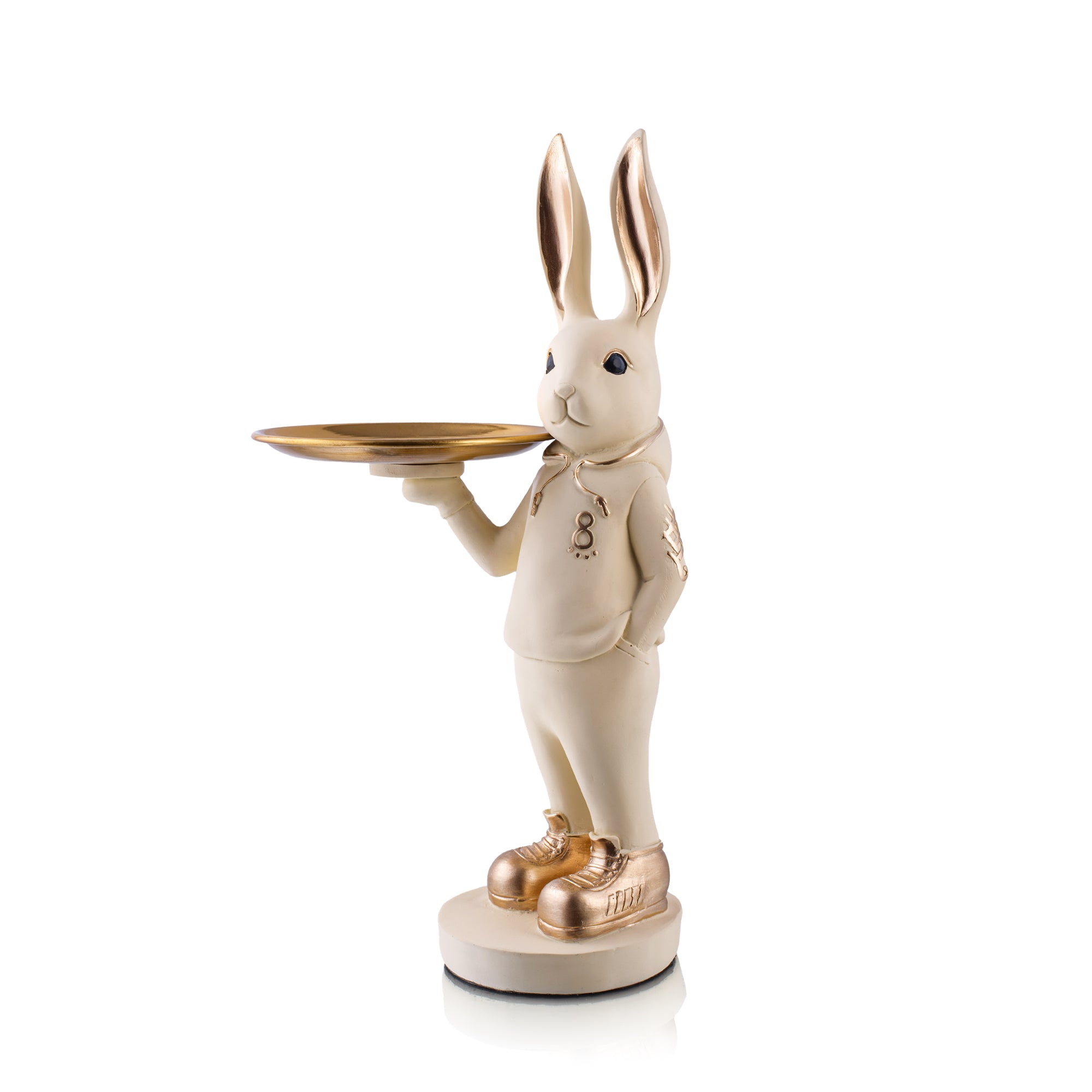 Cheerful Bunny Decor With Tray