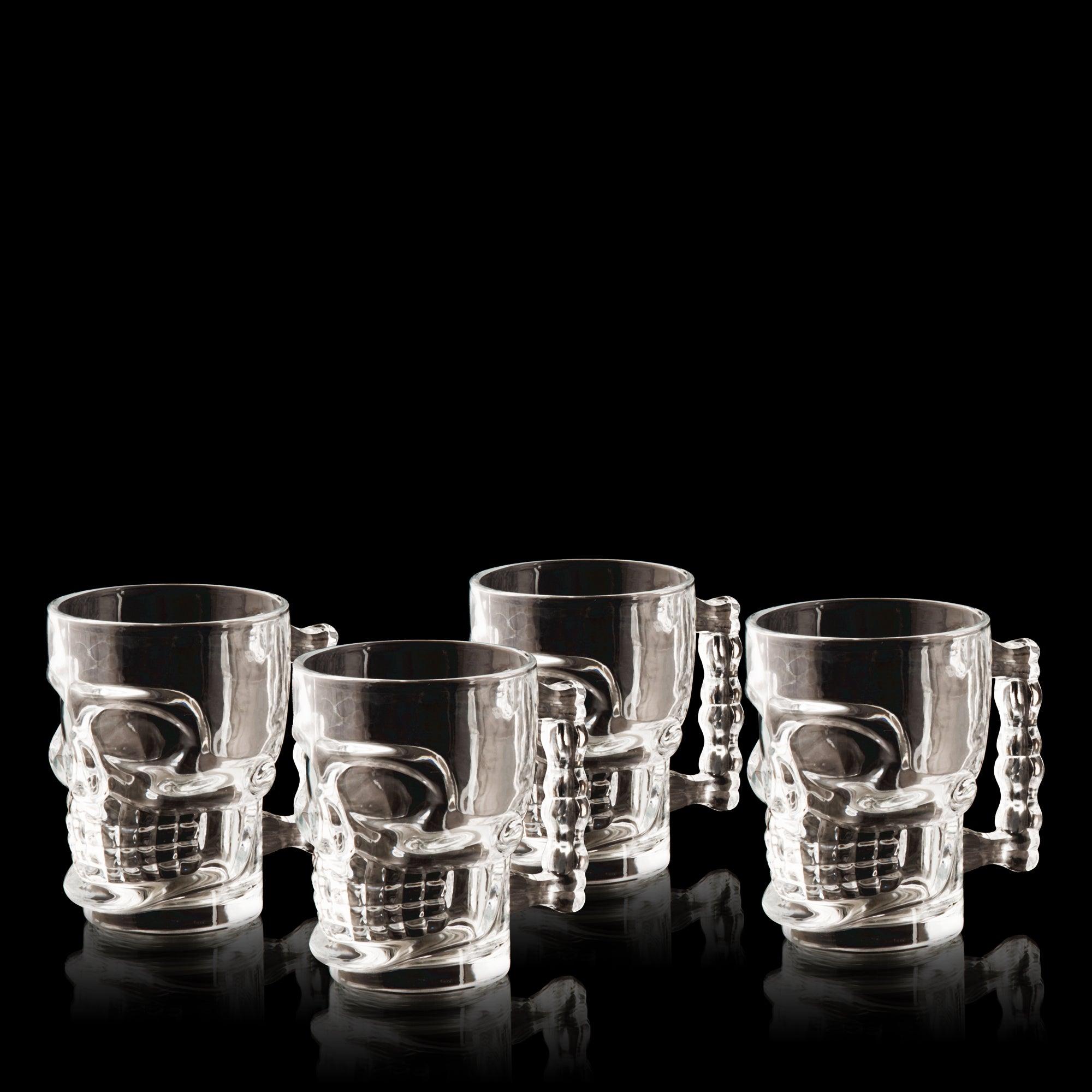 Skull Beer Mug - Set of 4