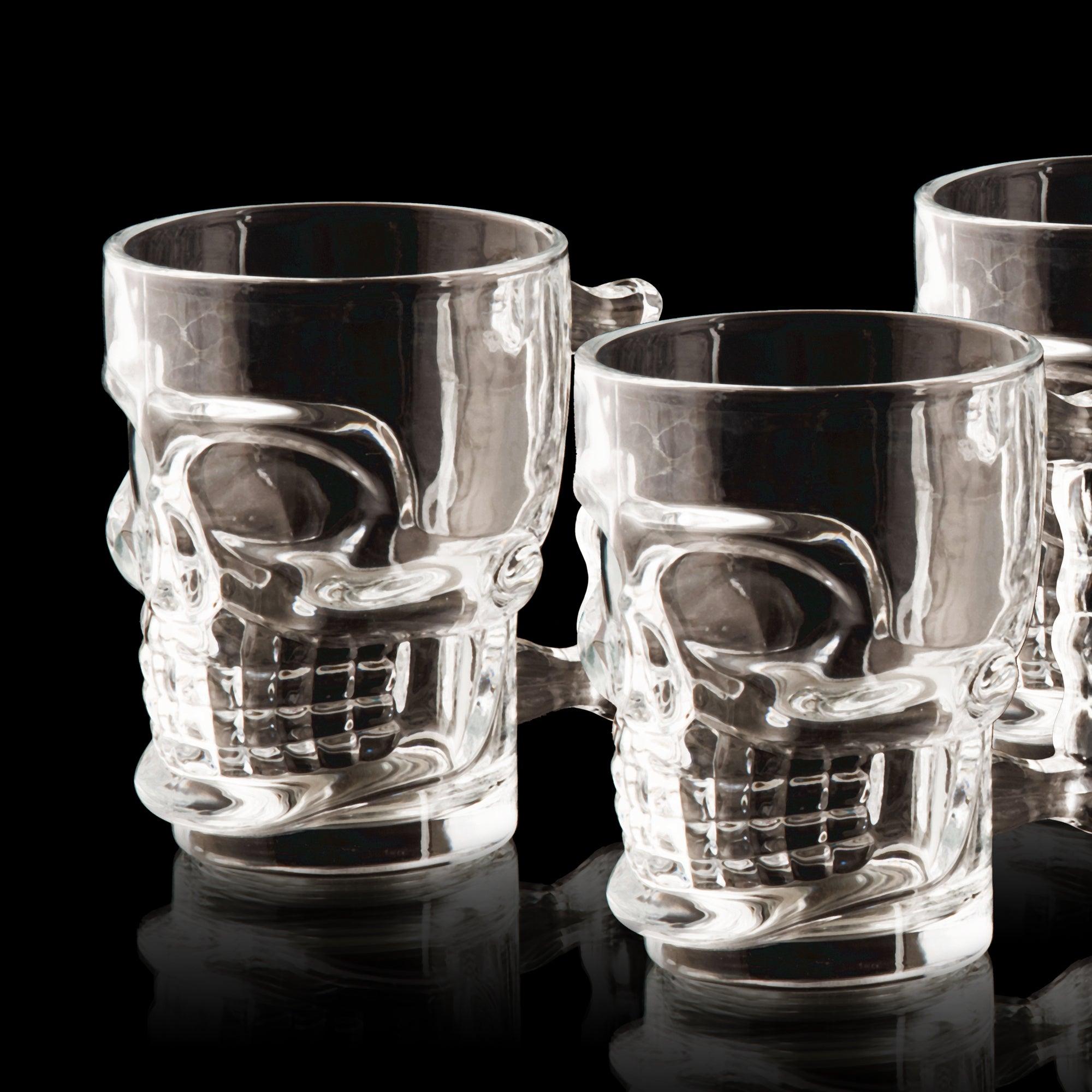 Skull Beer Mug - Set of 4
