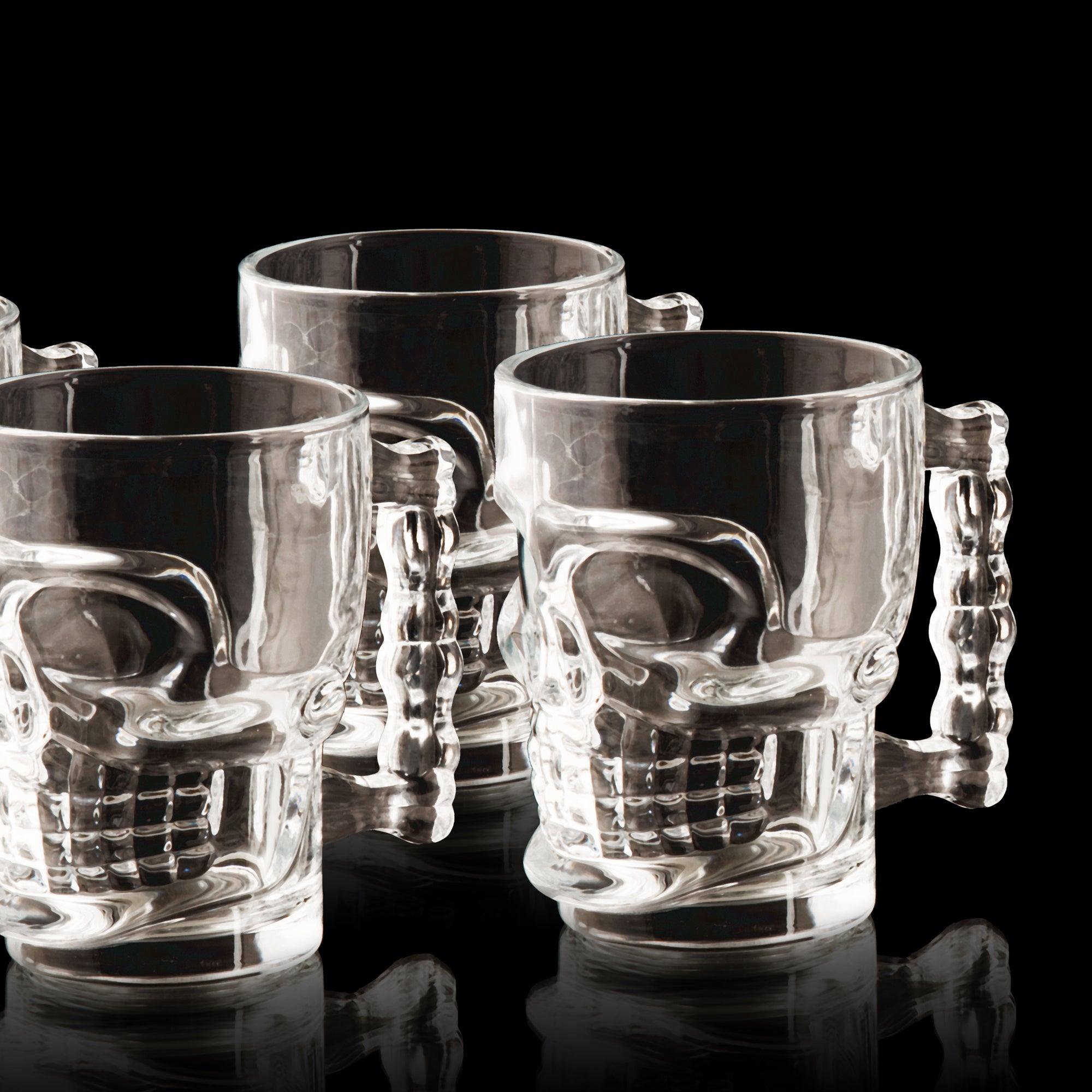 Skull Beer Mug - Set of 4