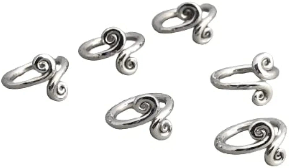 LILY NAPKIN RING - Set Of 6