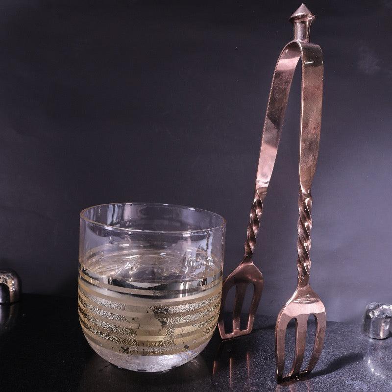 PREMIUM STEEL ICE TONG - Smokey Cocktail