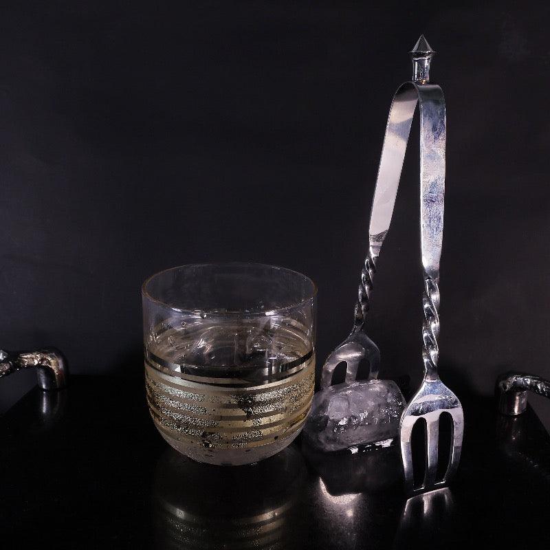 PREMIUM STEEL ICE TONG - Smokey Cocktail
