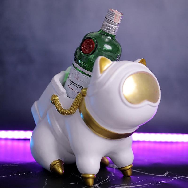 BOTTLE HOLDER DECOR SHOWPIECE - Smokey Cocktail