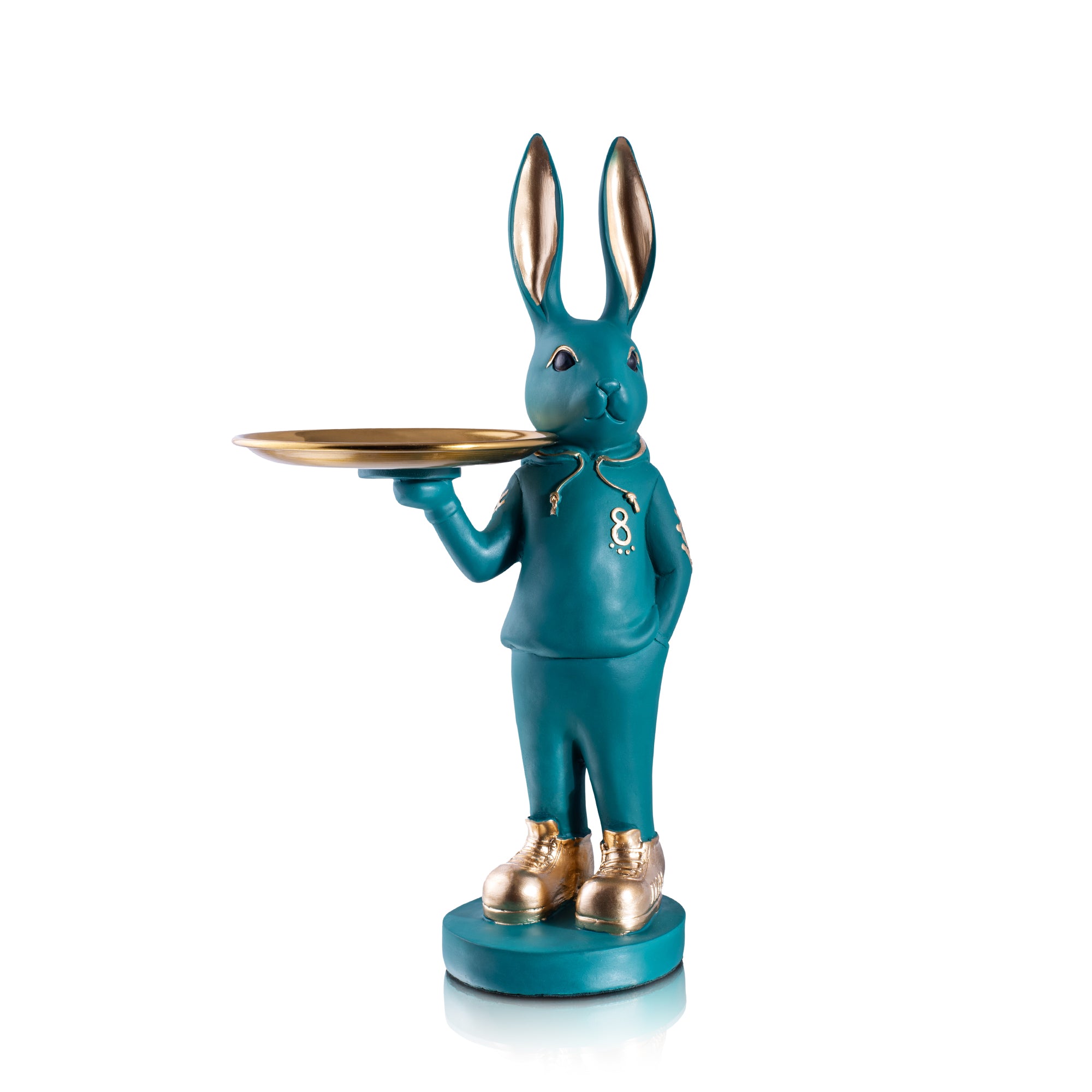 Cheerful Bunny Decor With Tray