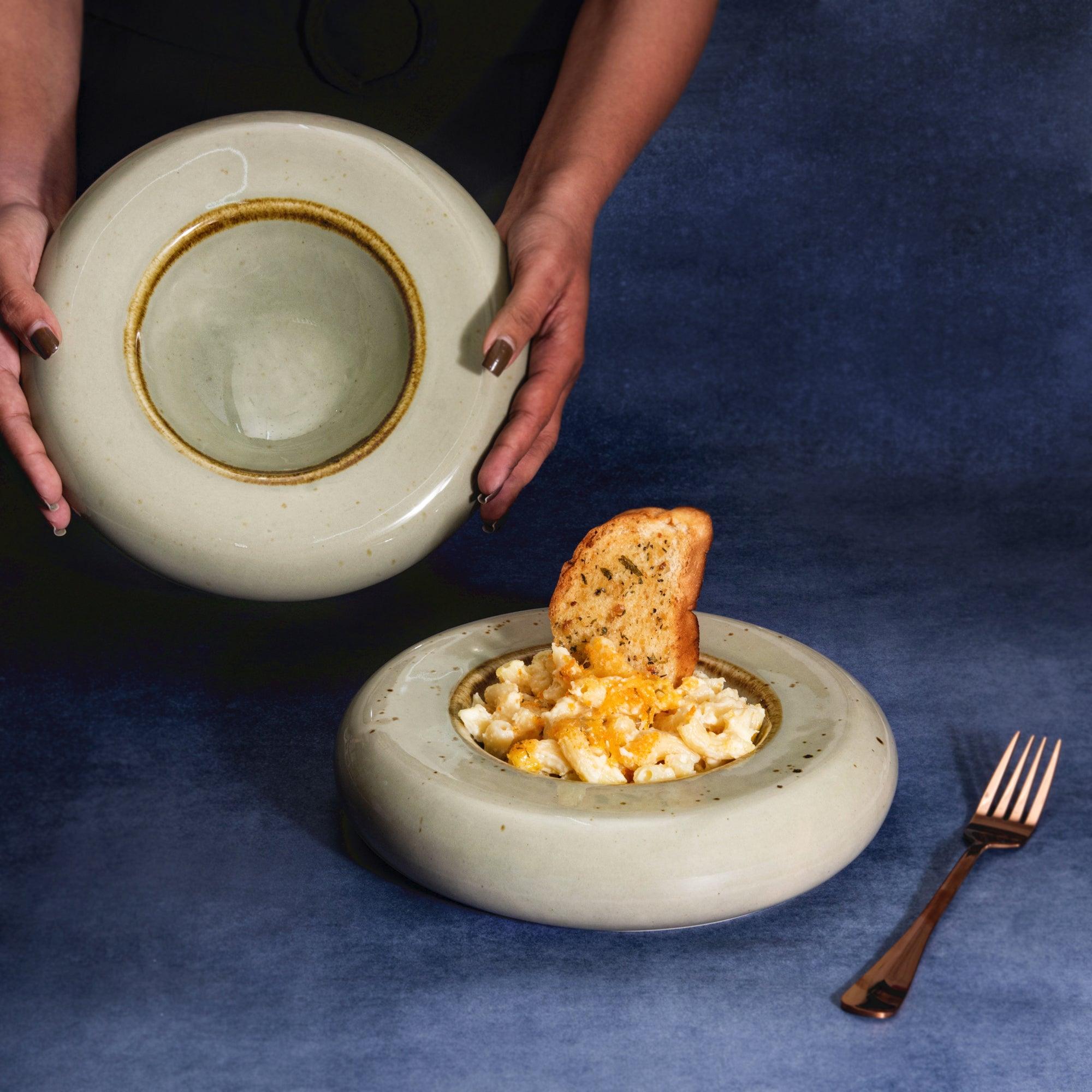 Opulent Round Serving Platter