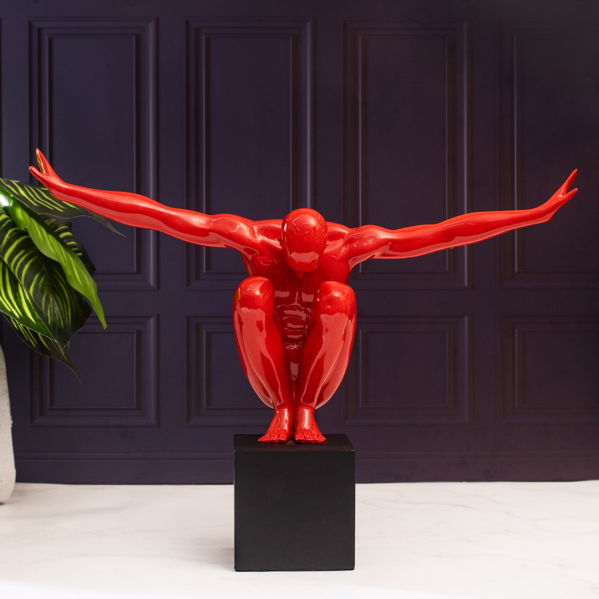 Silent Power In Red Decor