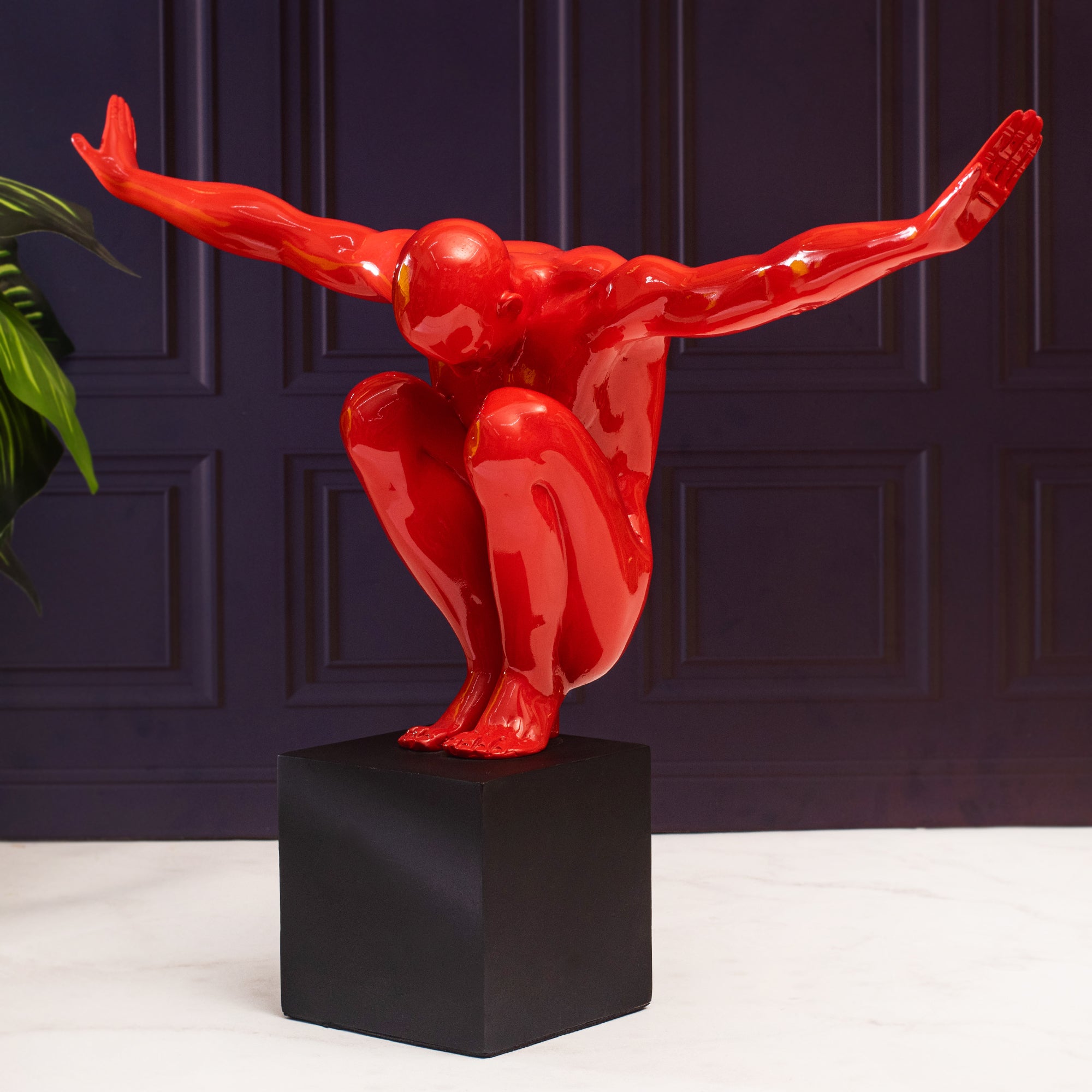 Silent Power In Red Decor