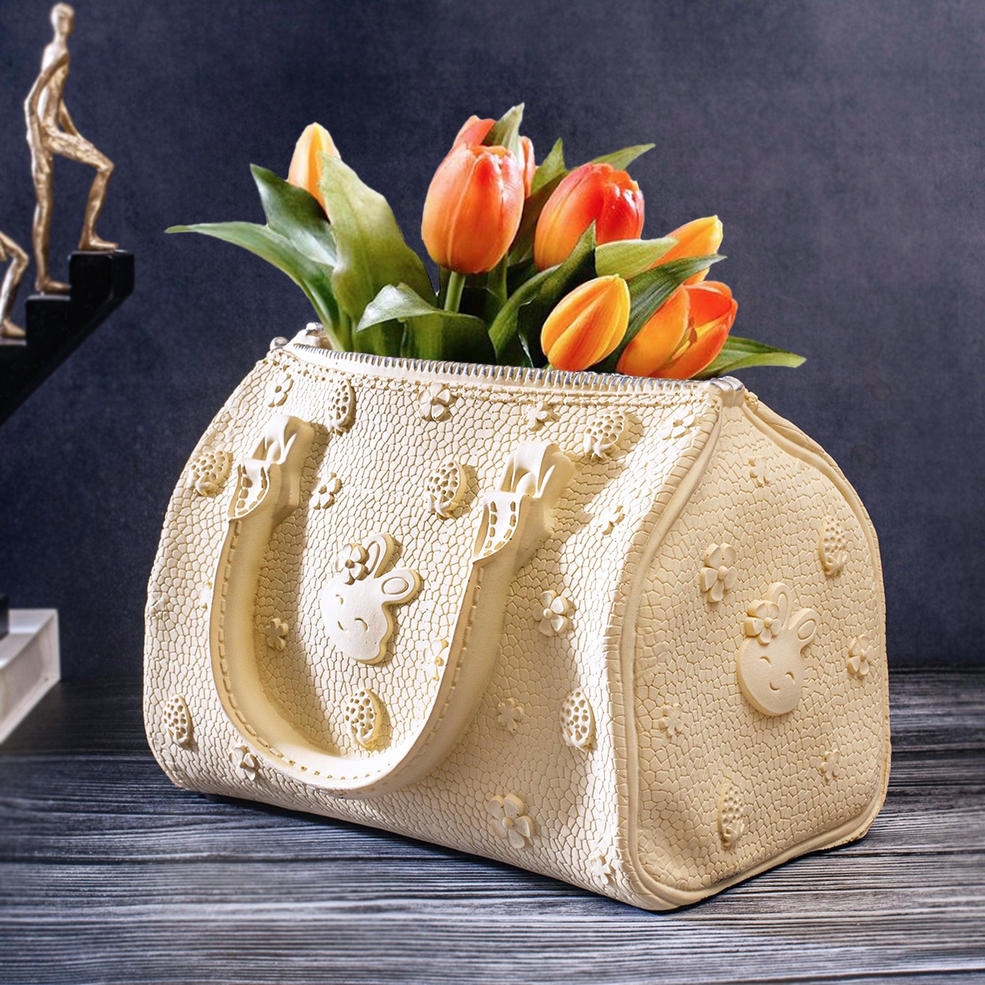 French couture Bag Vase