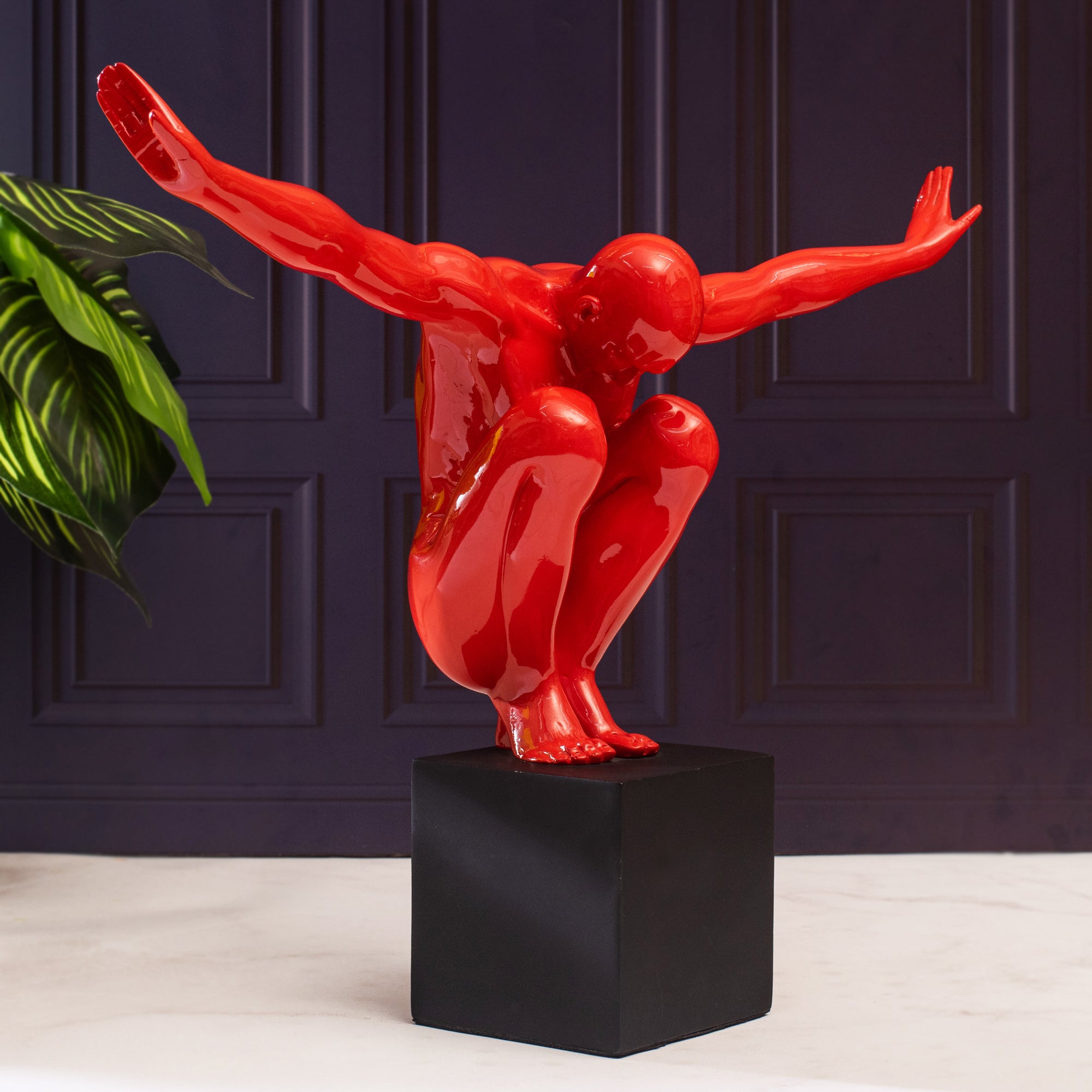 Silent Power In Red Decor