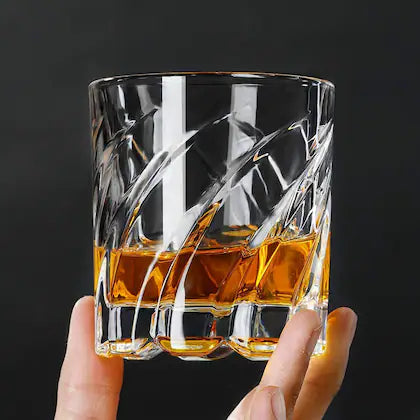 Rotatable Tumbler/Whiskey Glass - Set Of 6