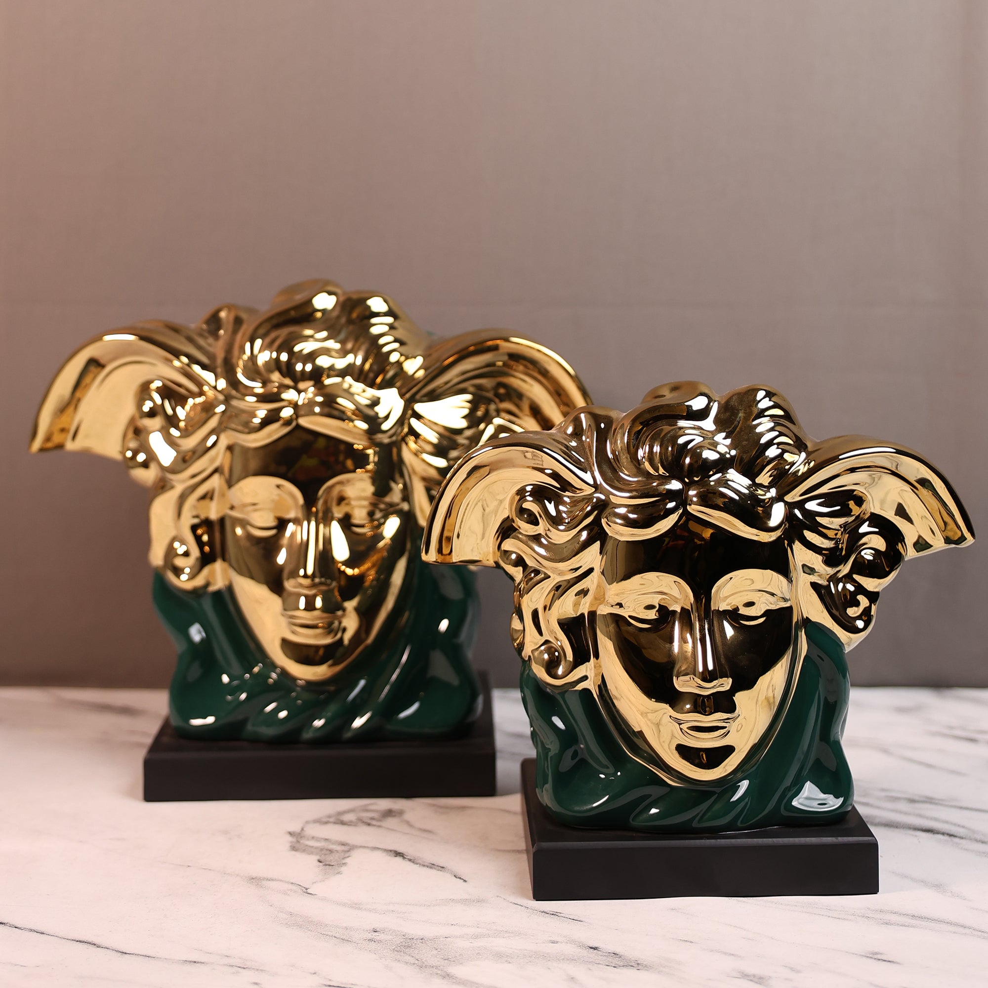 Medusa Face Décor & Vase