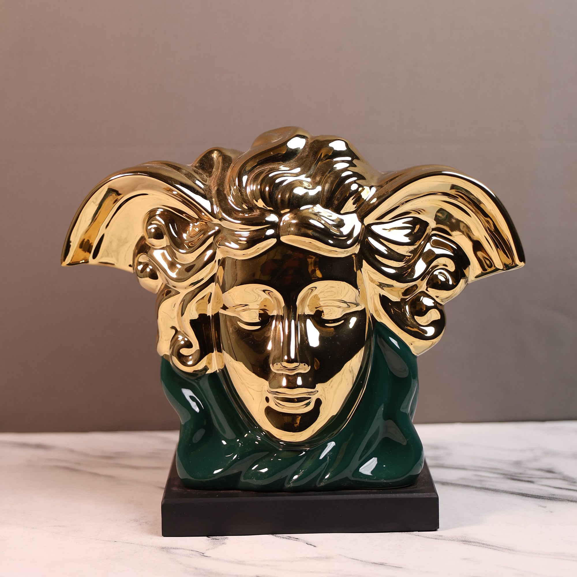 Medusa Face Décor & Vase