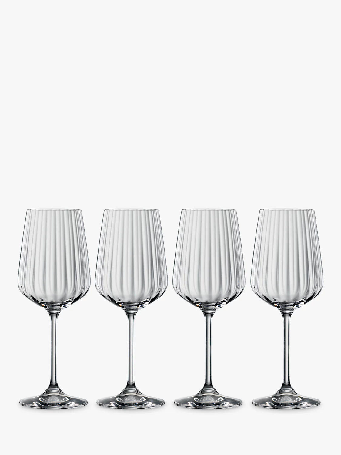 CRYSTAL WHITE WINE GLASSES - SET OF 4 - MADE IN GERMANY - Smokey Cocktail