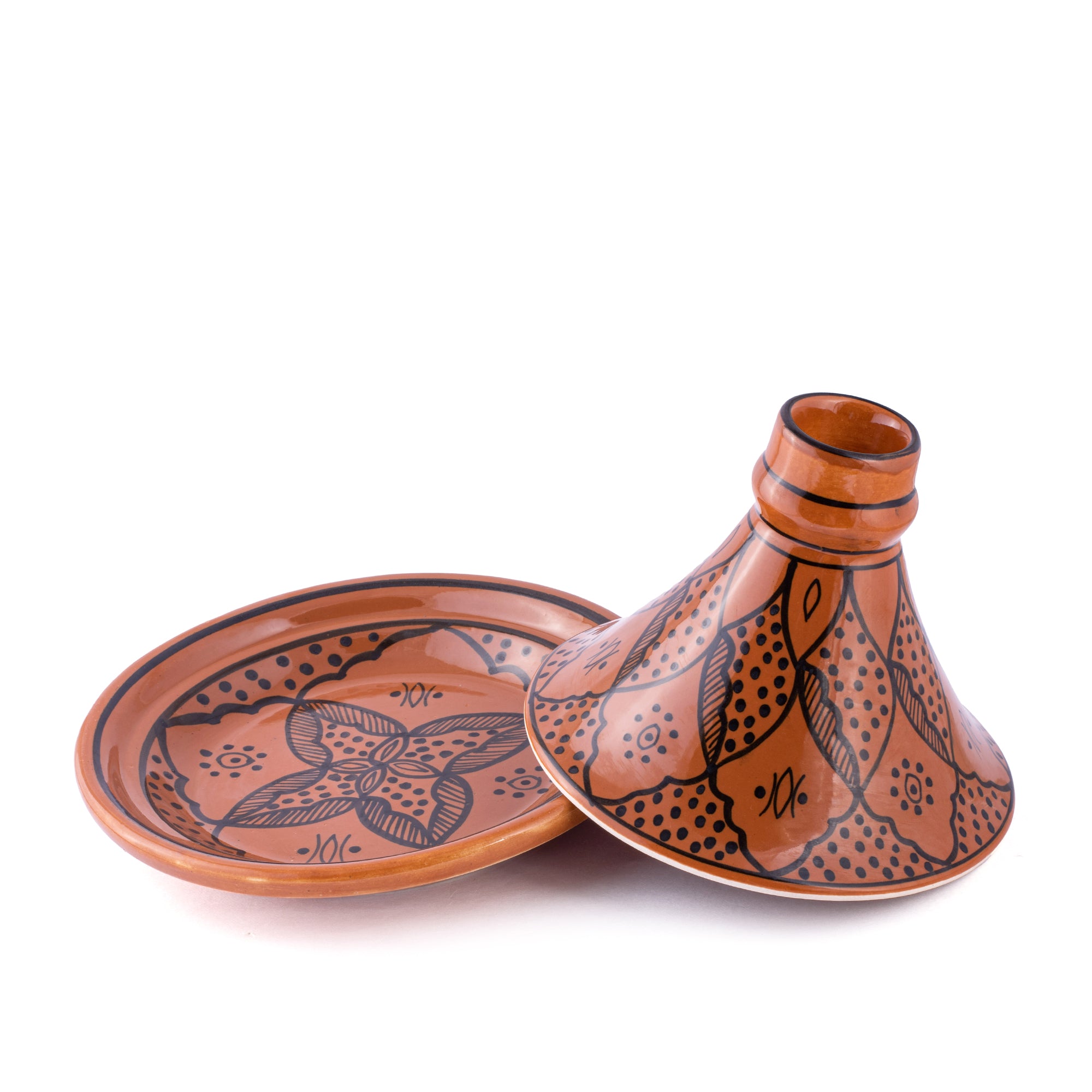 Handmade Printed Tagine Serving Platter