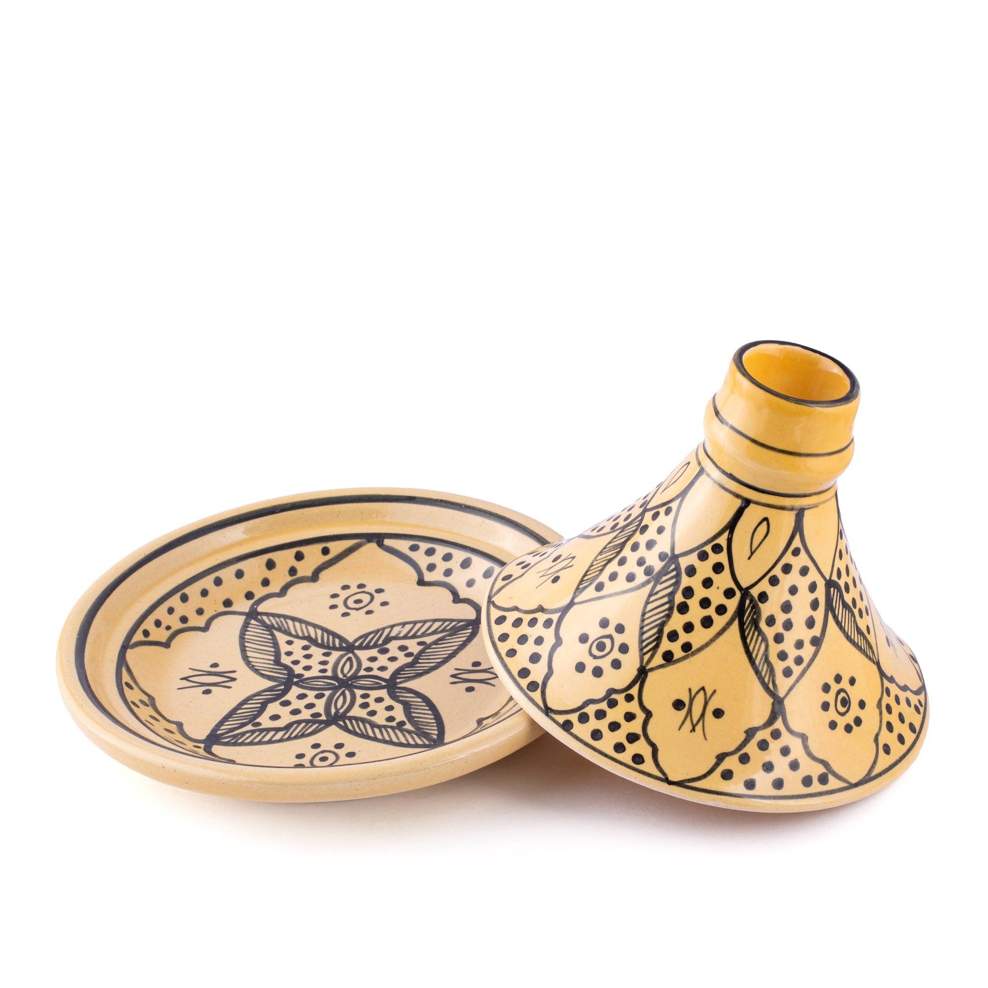 Handmade Printed Tagine Serving Platter