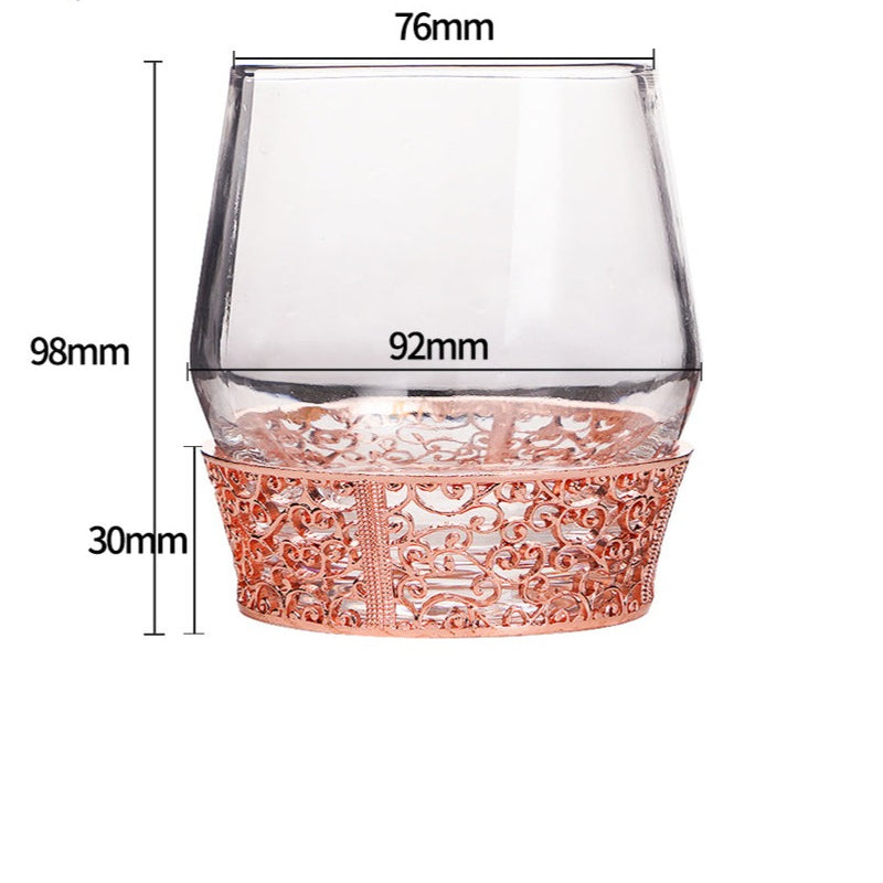 ARTISTIC WHISKEY GLASS-SET OF 2