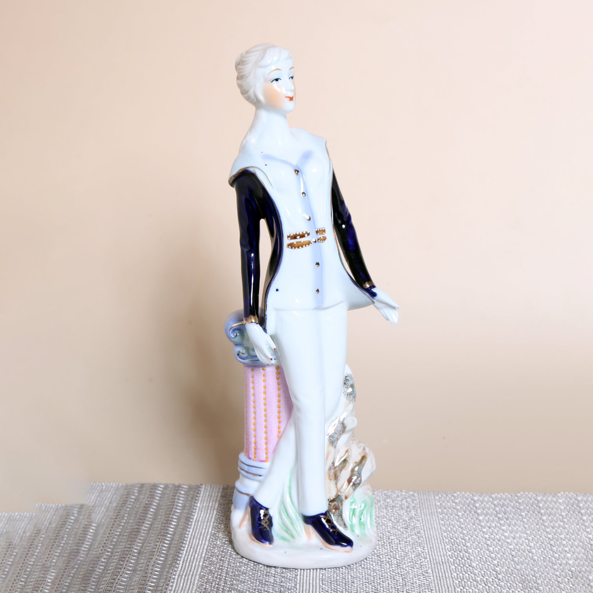 Victorian Lady Porcelain Sculpture