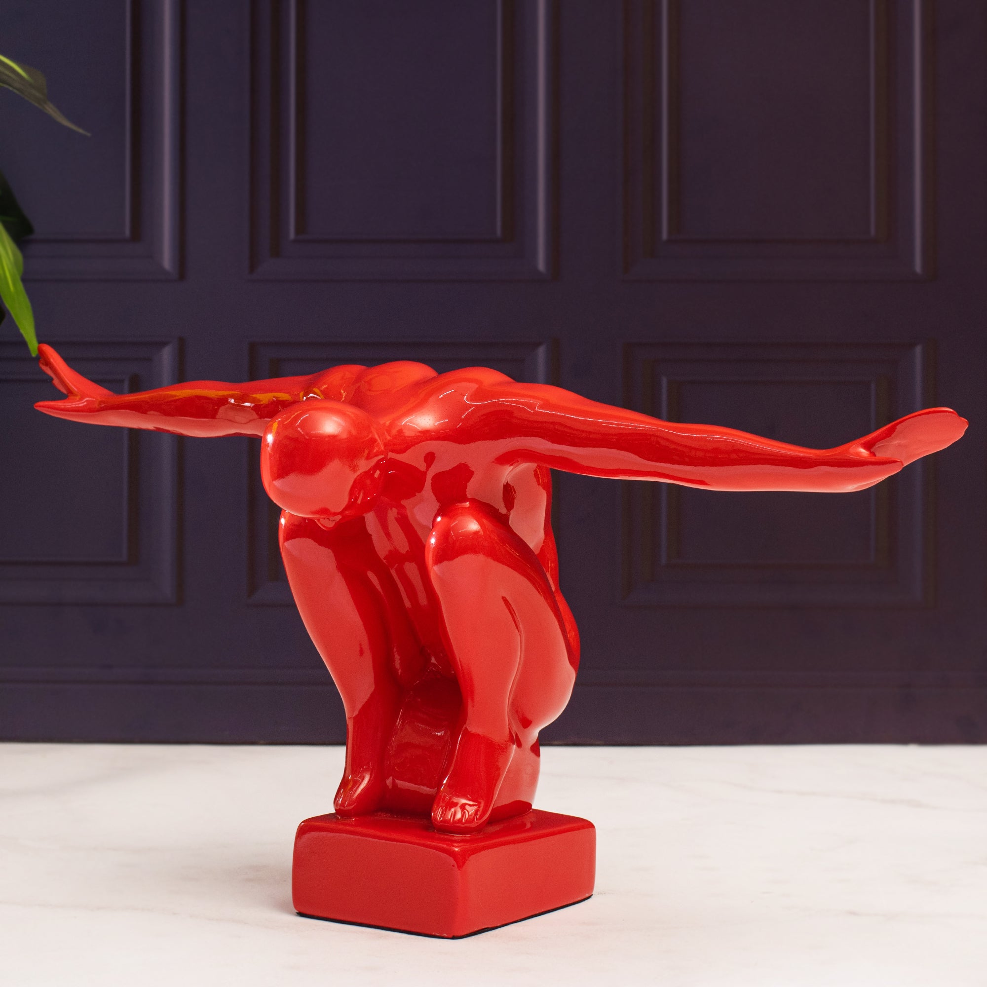 Silent Power In Red Decor