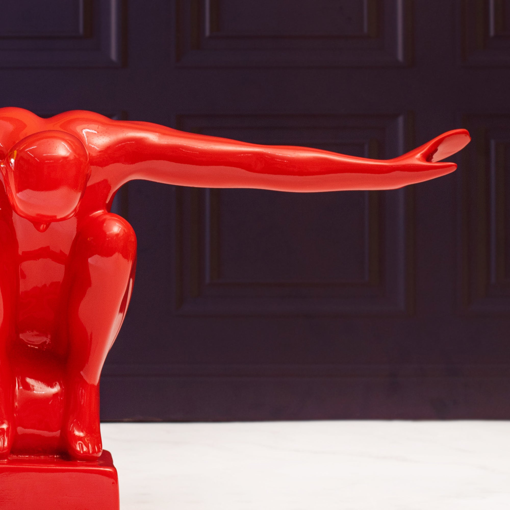 Silent Power In Red Decor