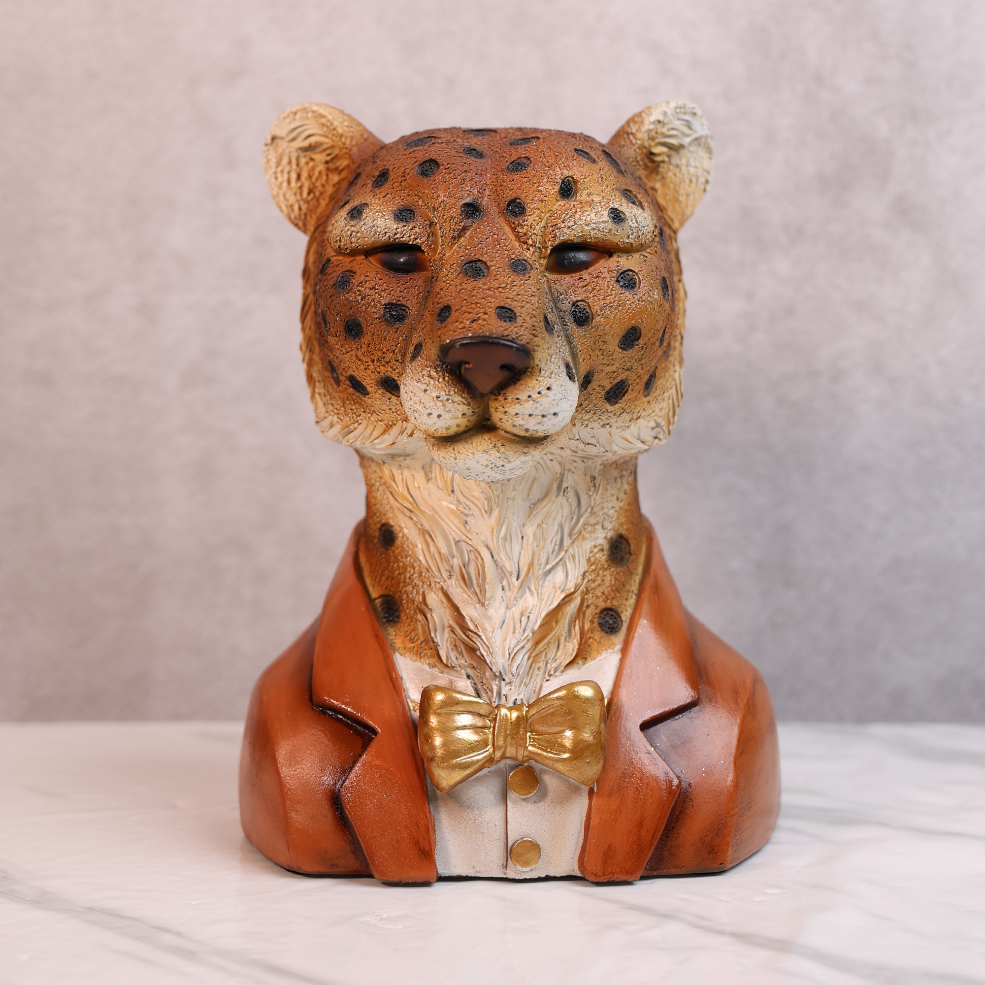 Leopard Family Sculpture Decor