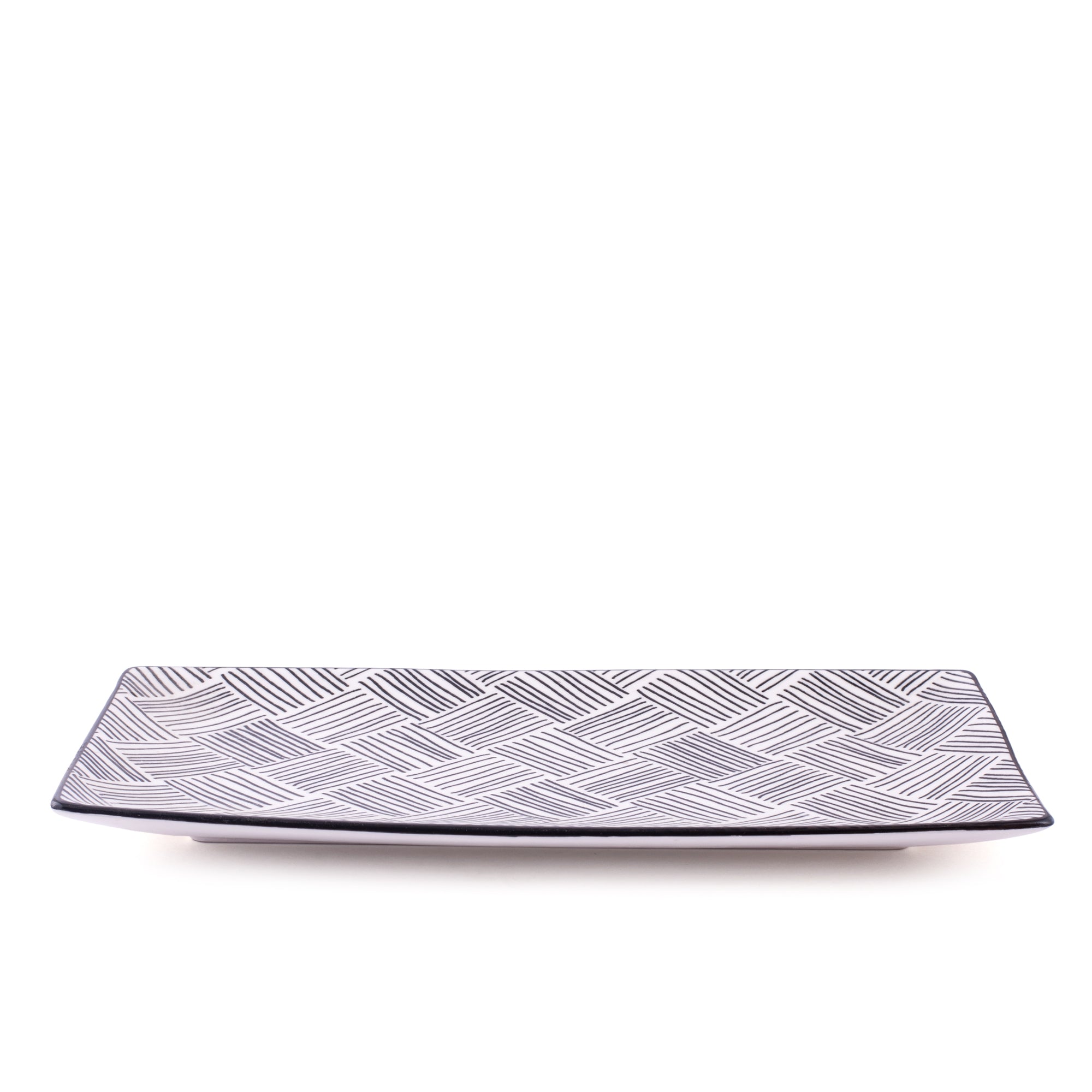 Modern Rectangle Dining Platter - Set Of 2