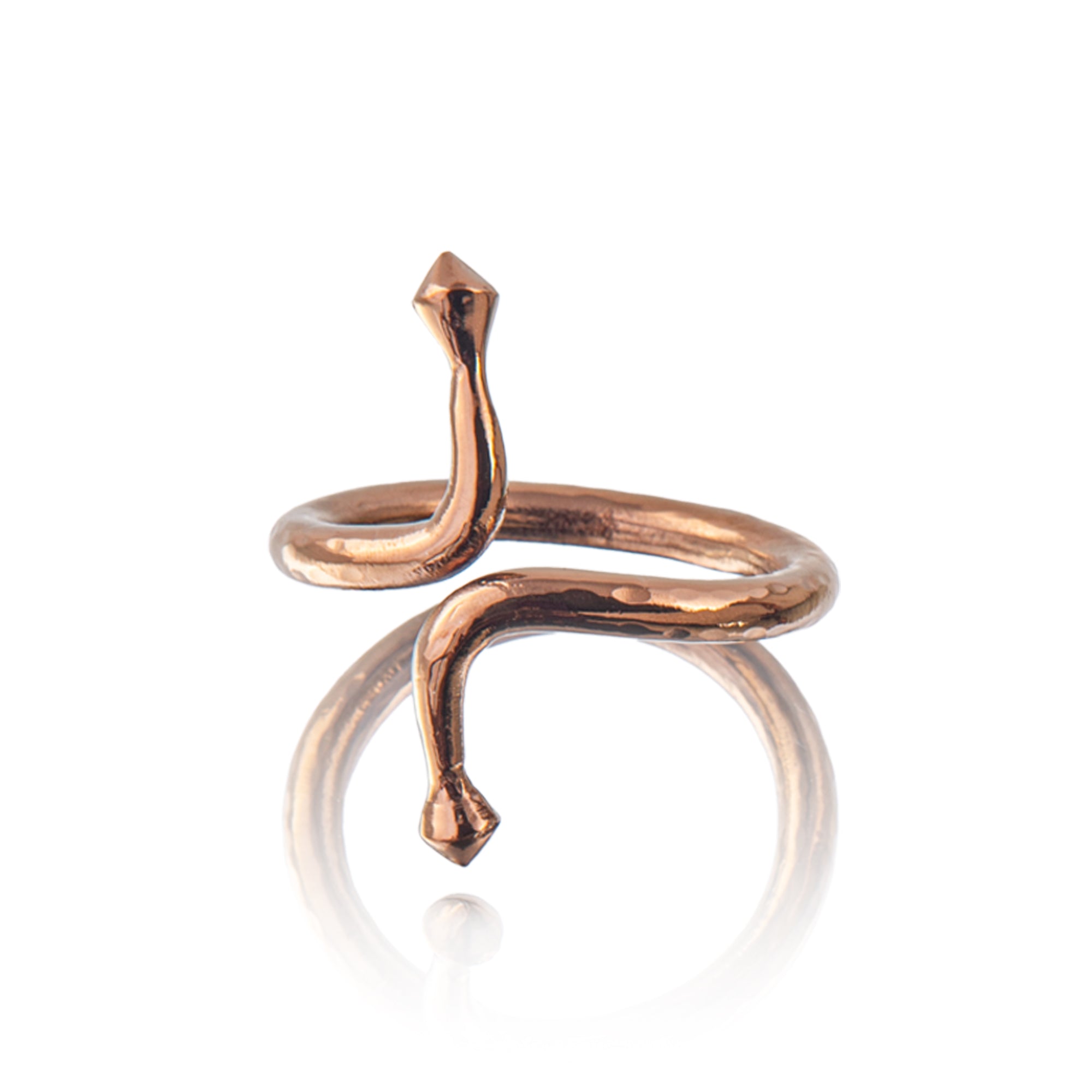 HAMMERED SHAPE NAPKIN RING - Set Of 6